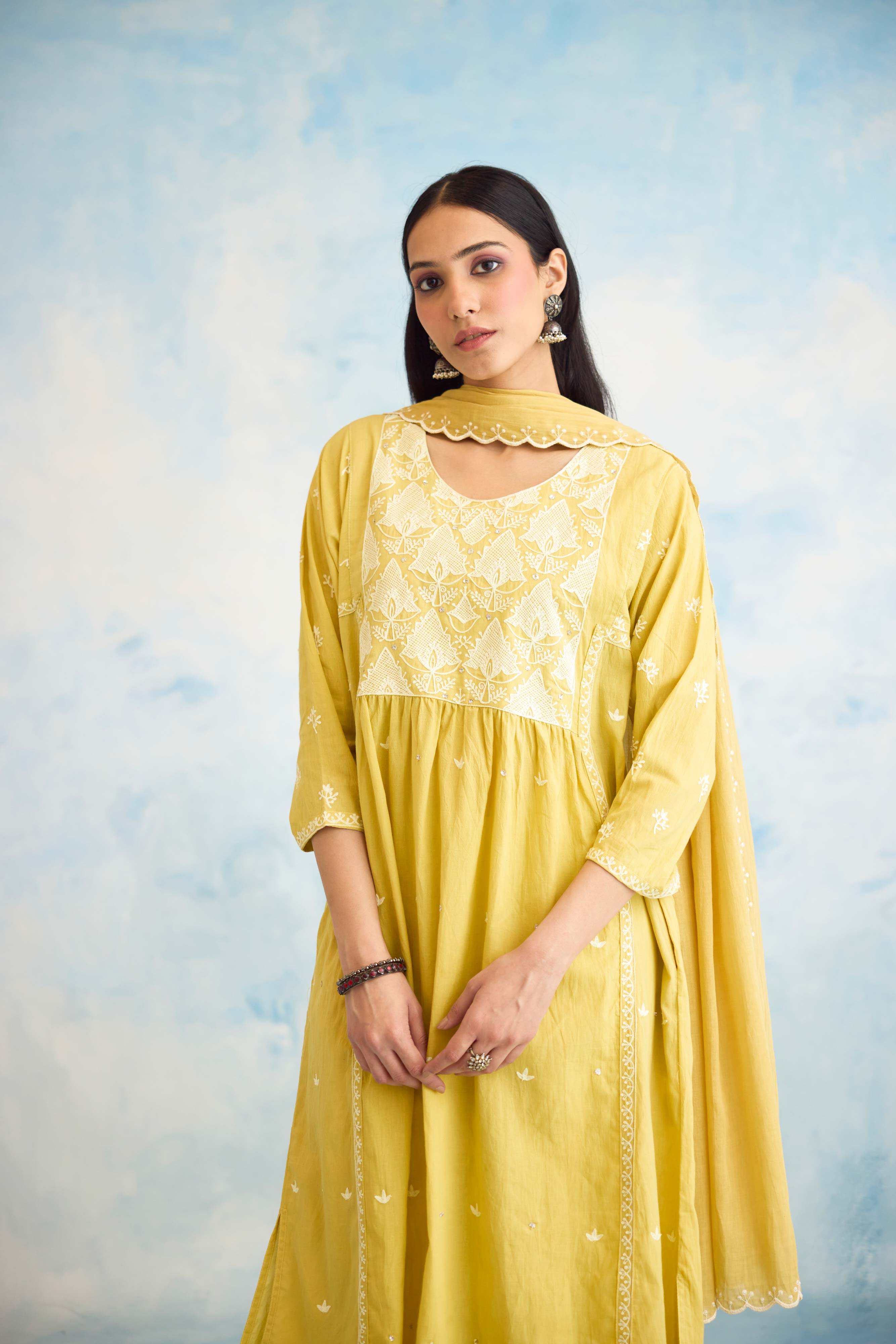 Meera Dupatta Yellow (9926447825195)