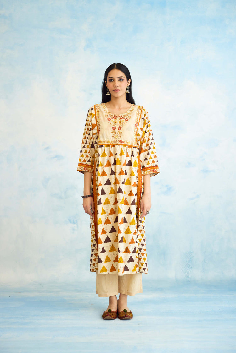 Meera Pant Beige (9926156026155)