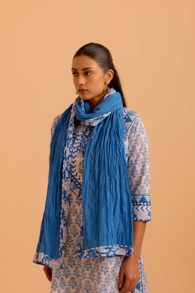 Rozana Dupatta Blue