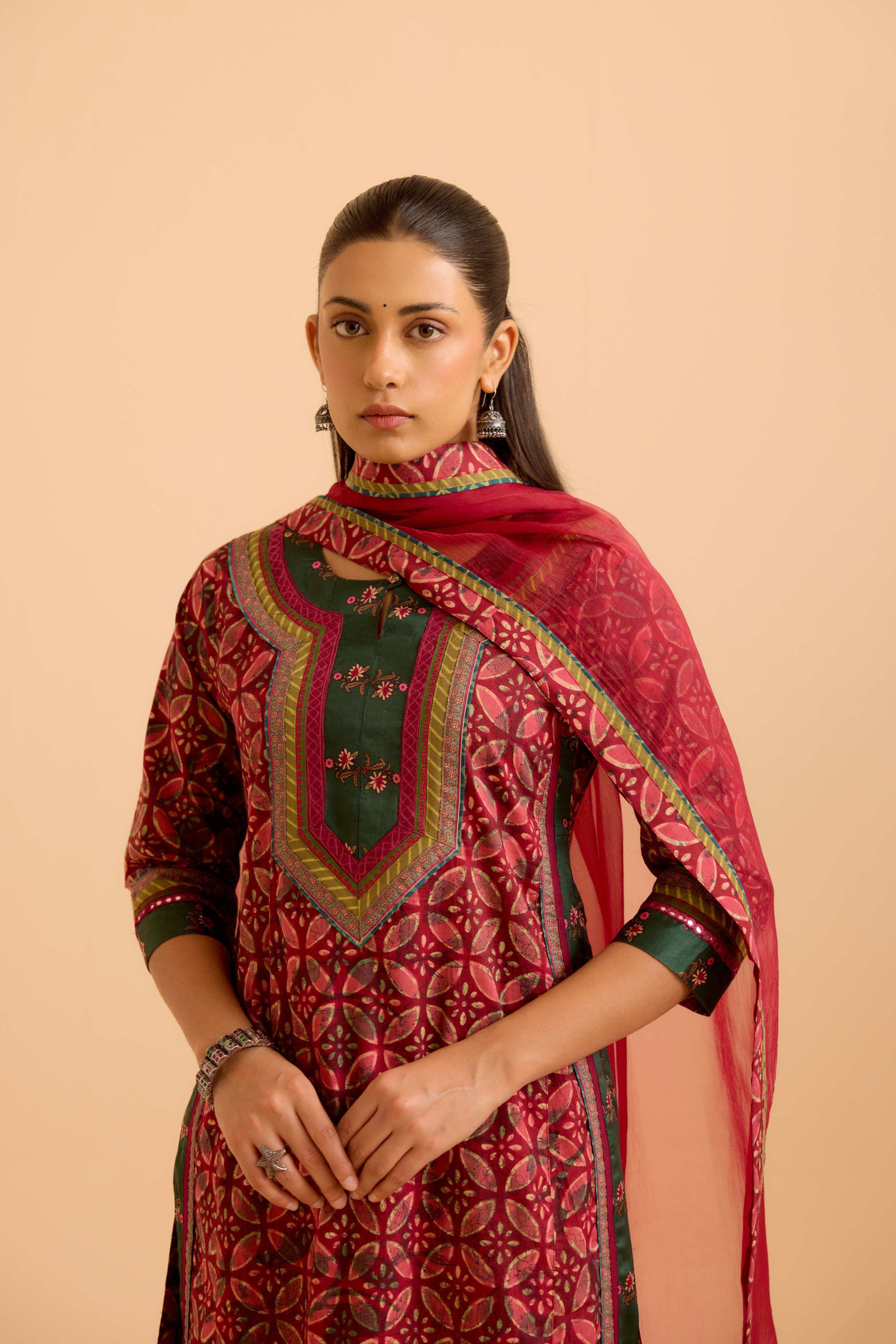 Medh Dupatta Mauve