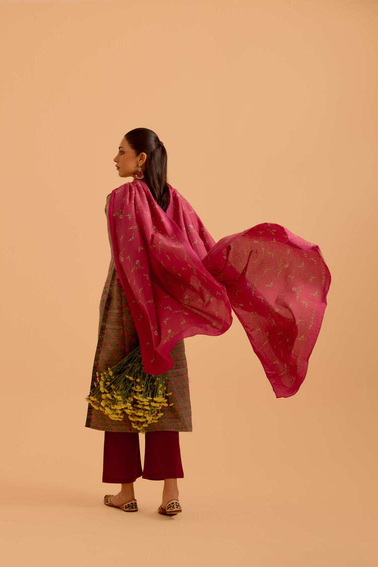 Rozana Dupatta Pink