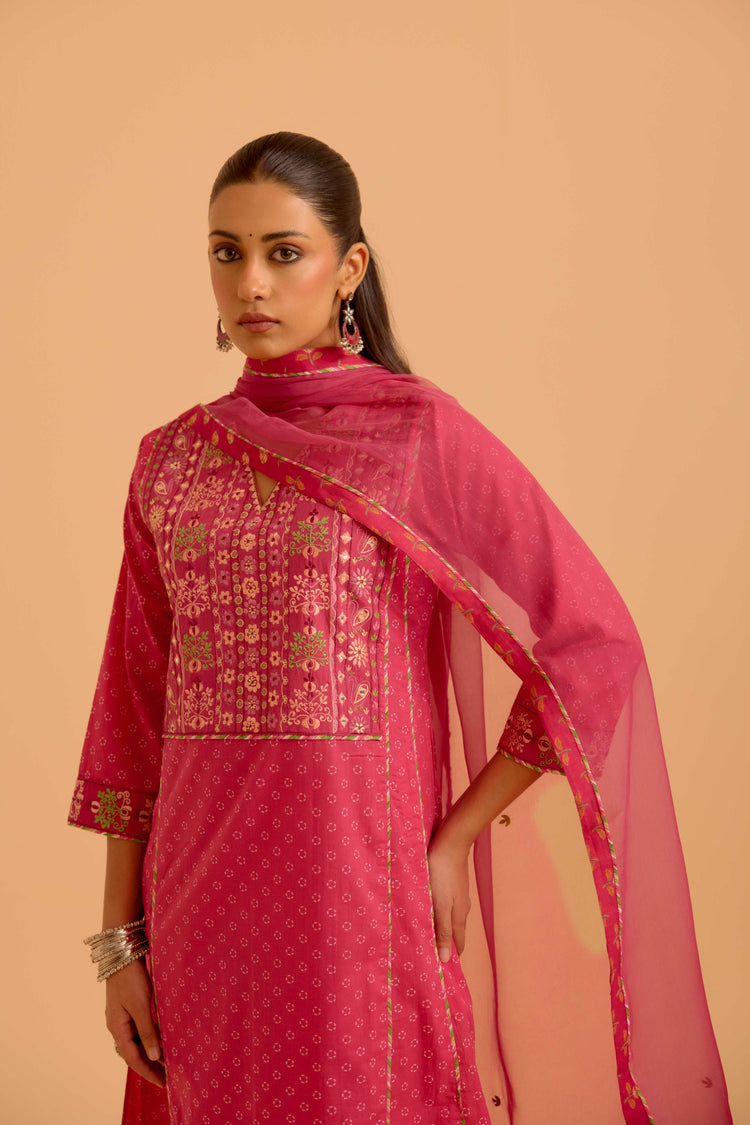 Tulsi Dupatta Pink