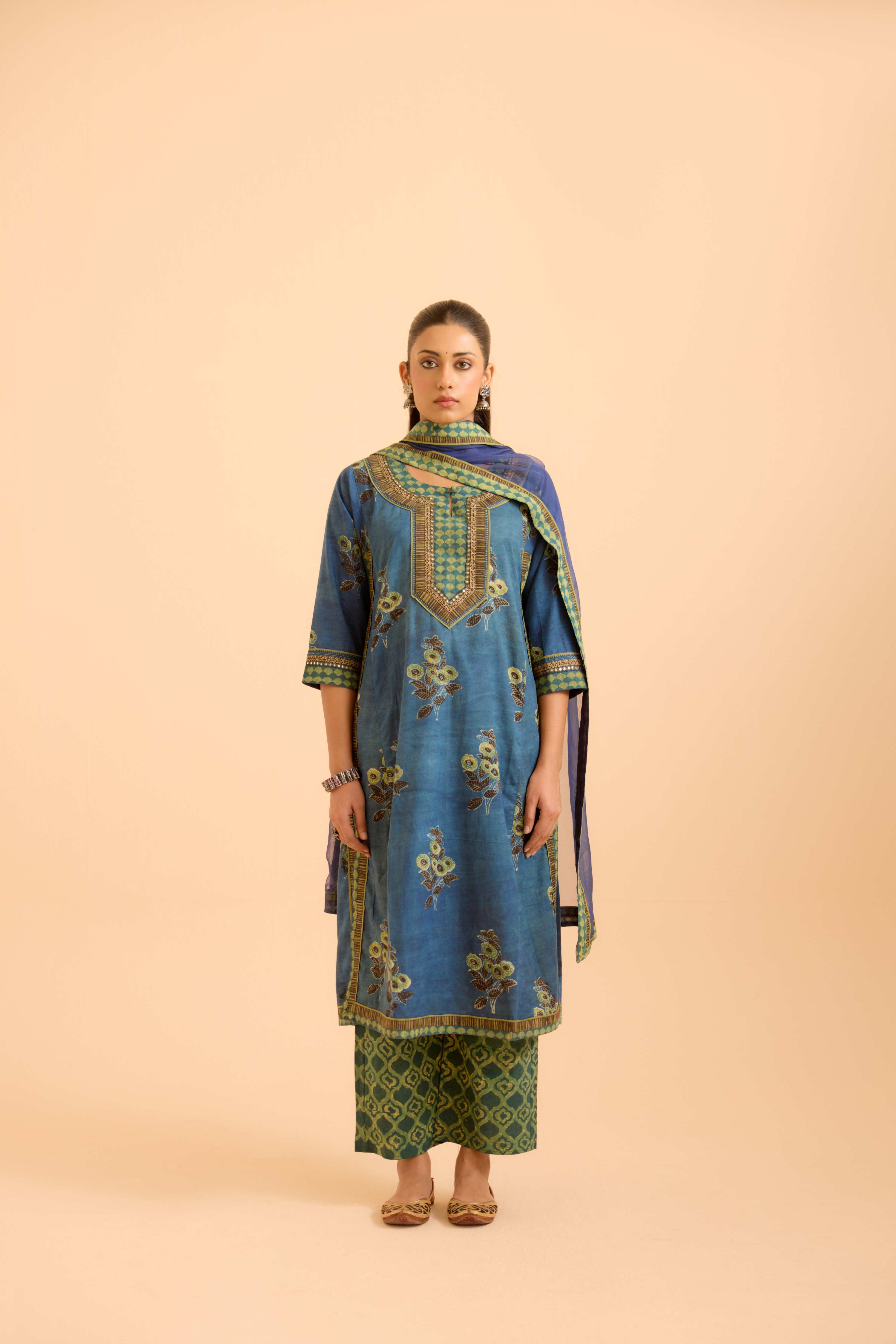Medh Dupatta Blue
