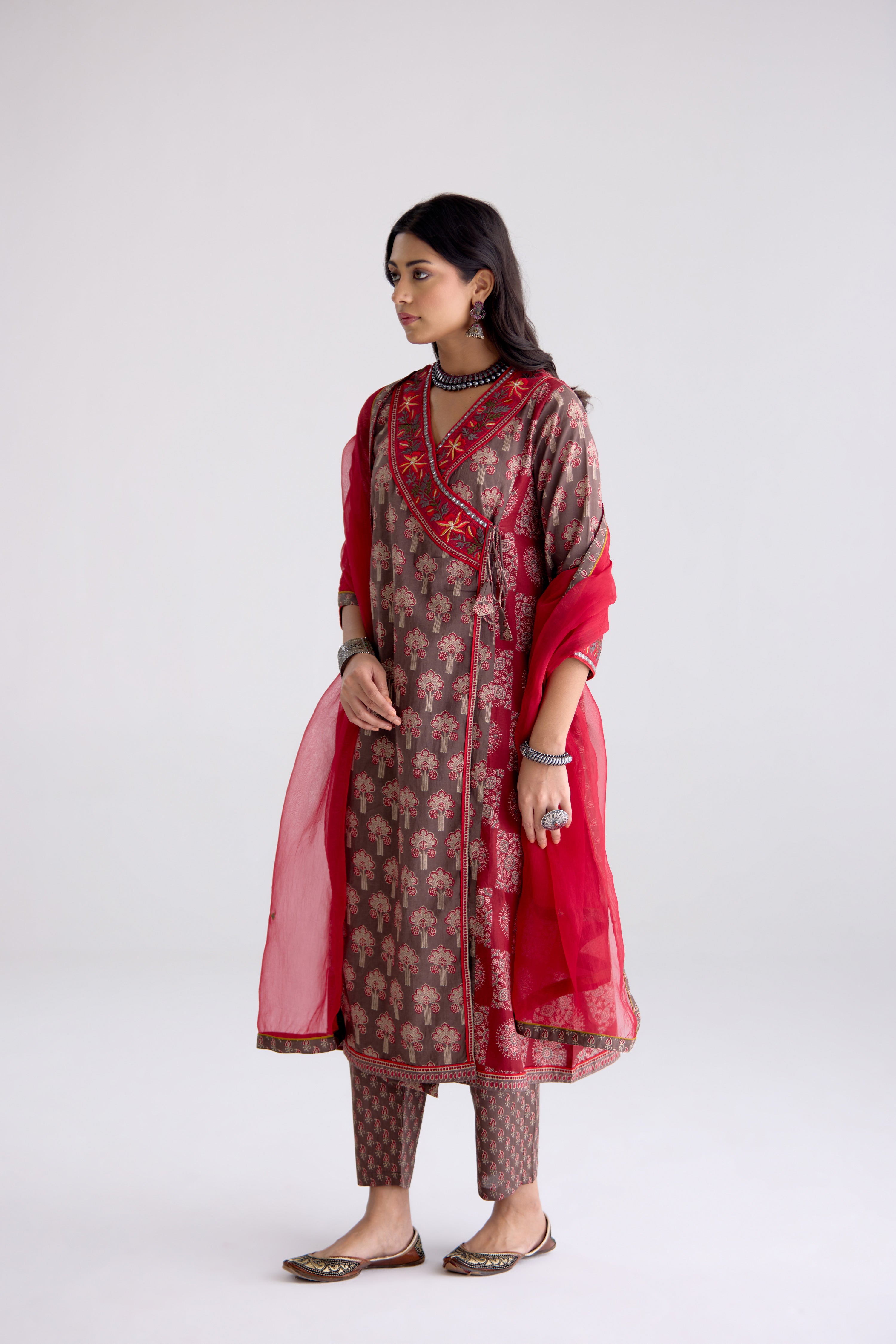 Kiana Dupatta Red (10106318225707)