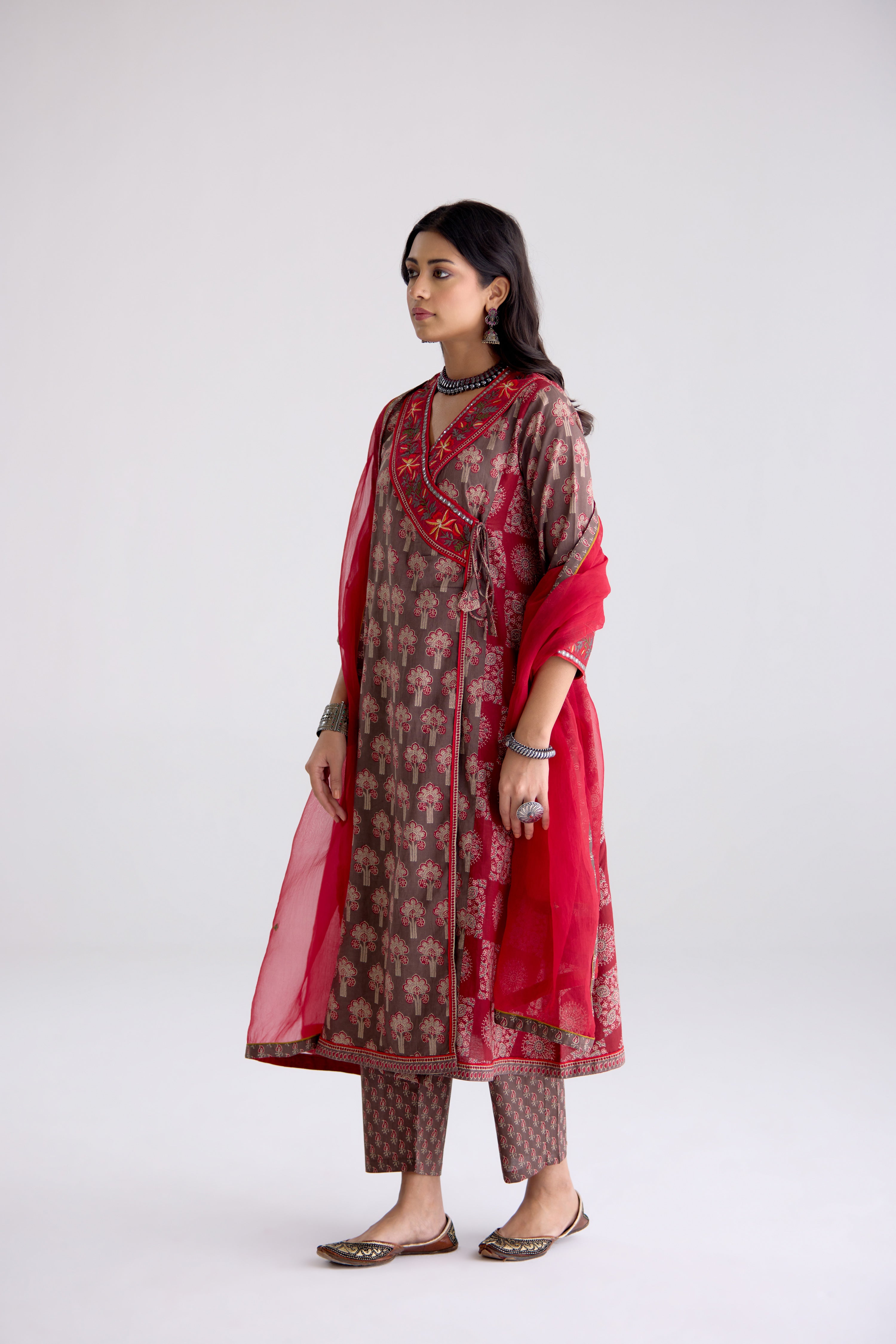 Kiana Dupatta Red (10106318225707)