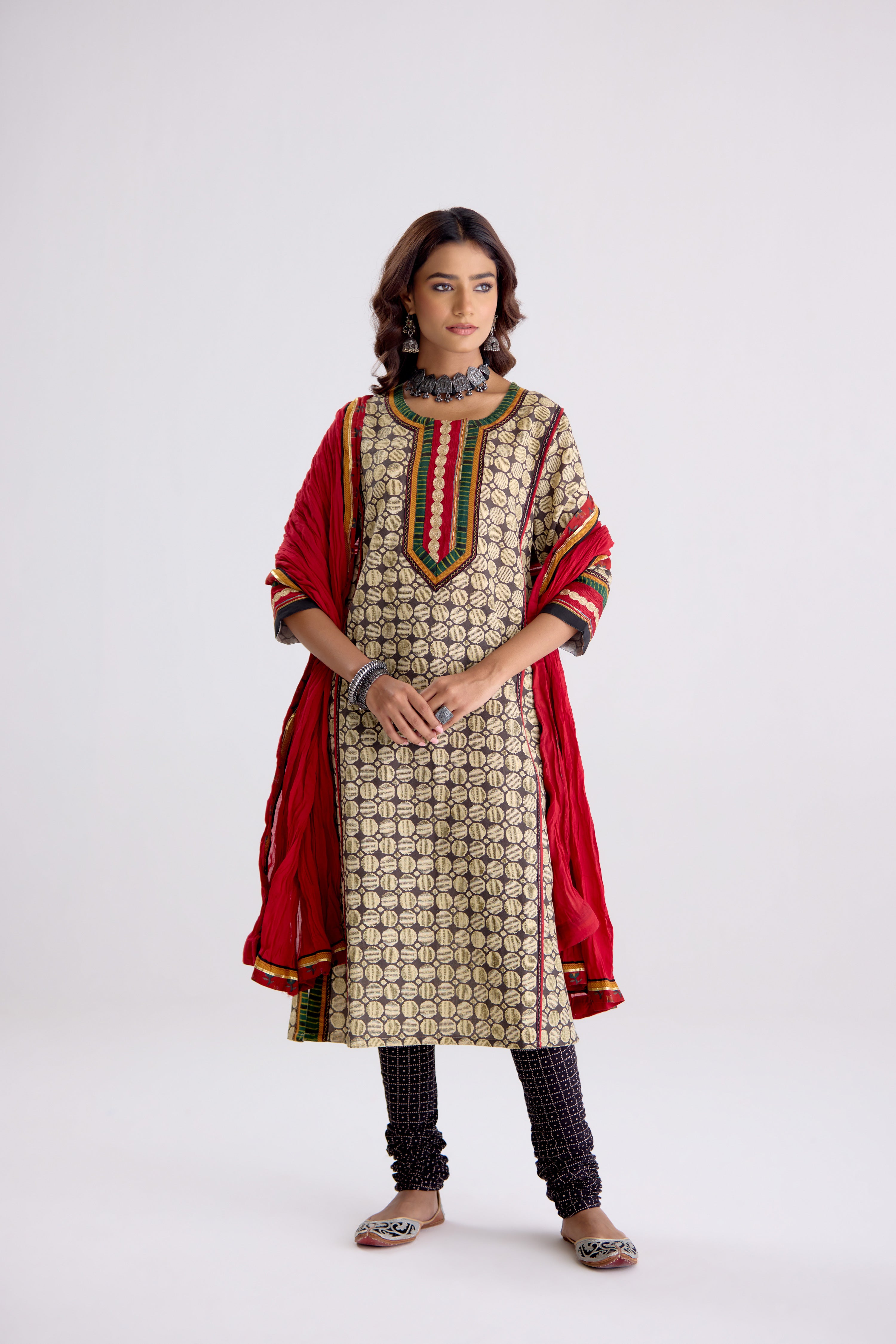 Rozana Dupatta Red (10104280514859)