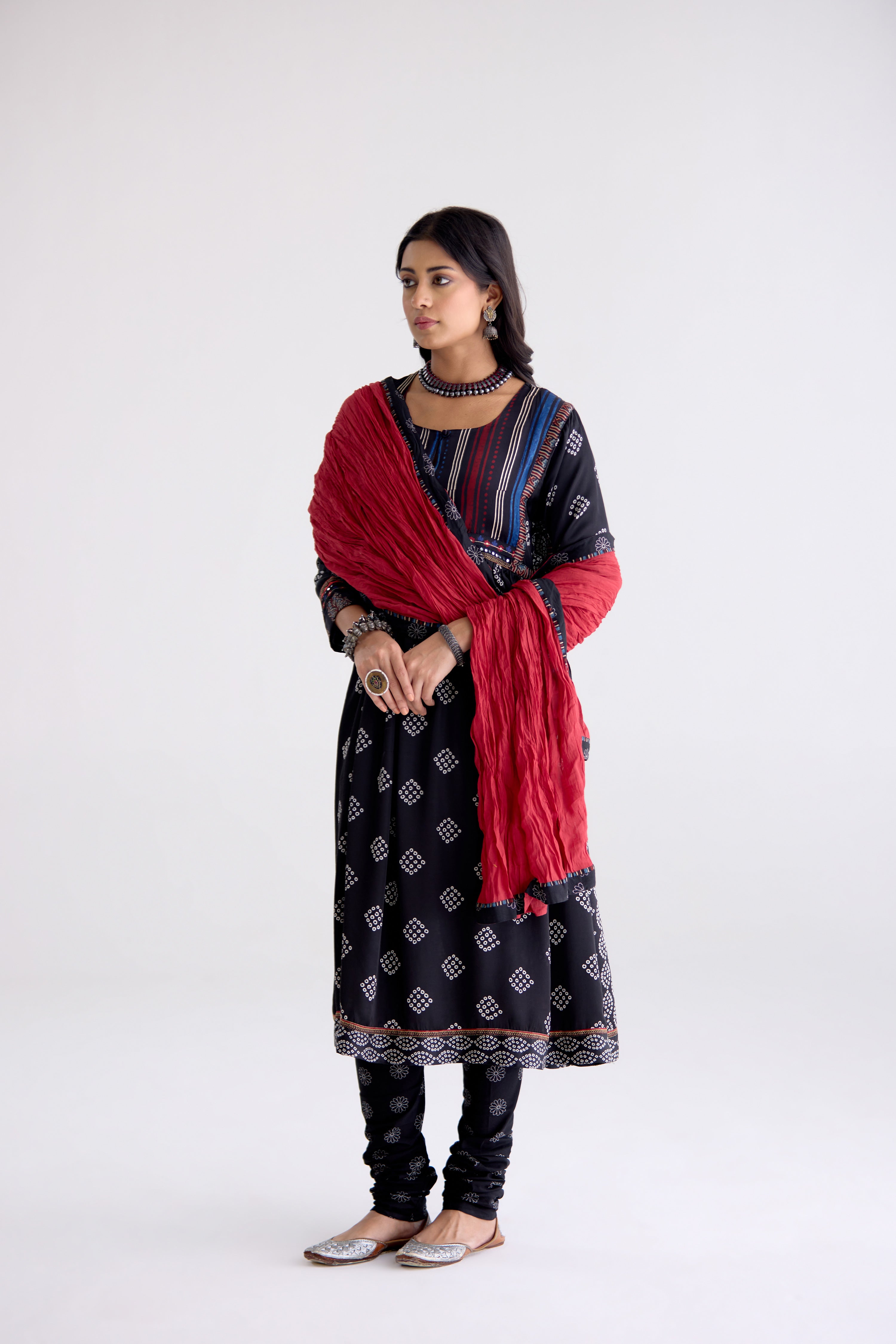 Rozana Dupatta Maroon (10105498599723)