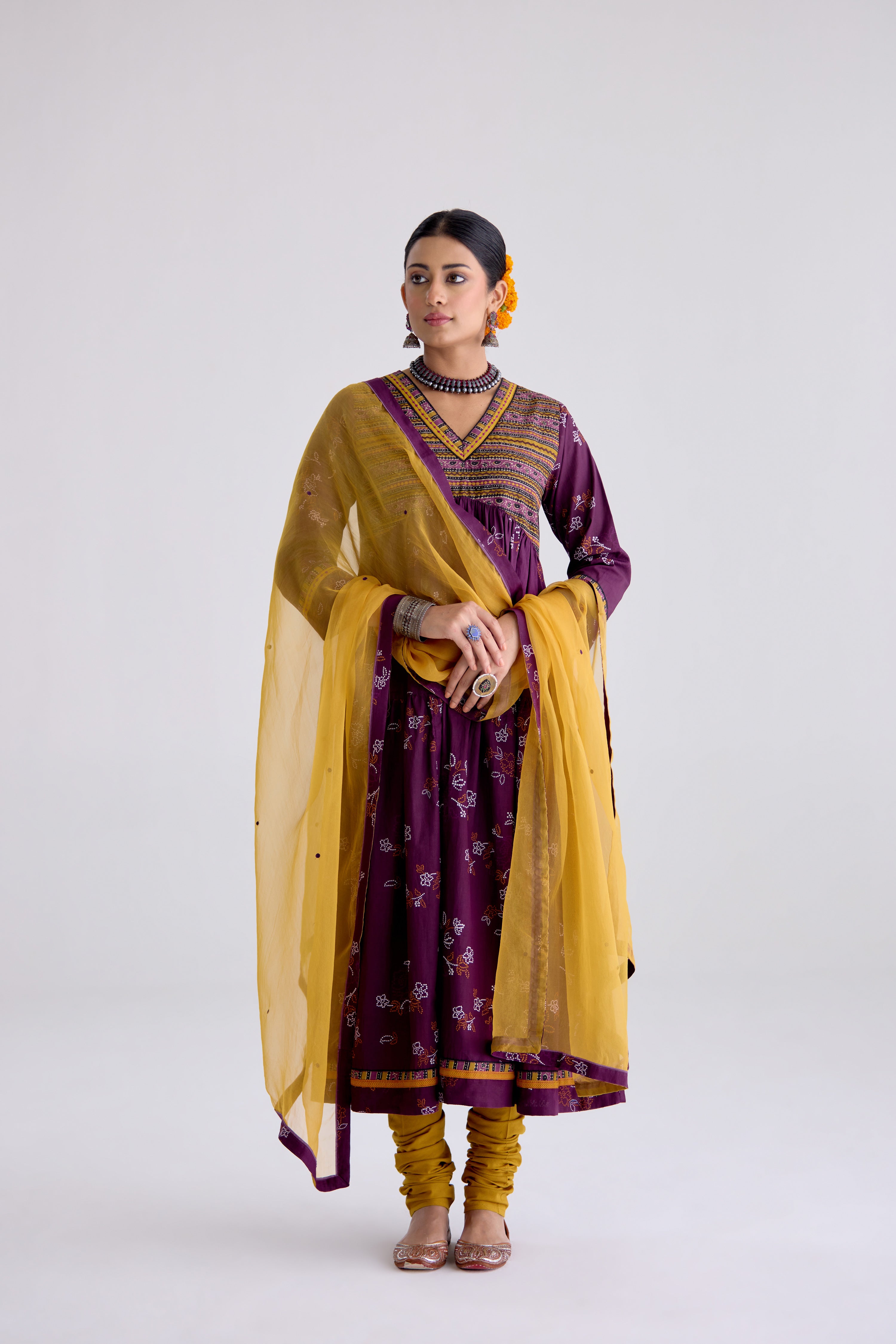 Kairi Dupatta Mustard (10106093469995)