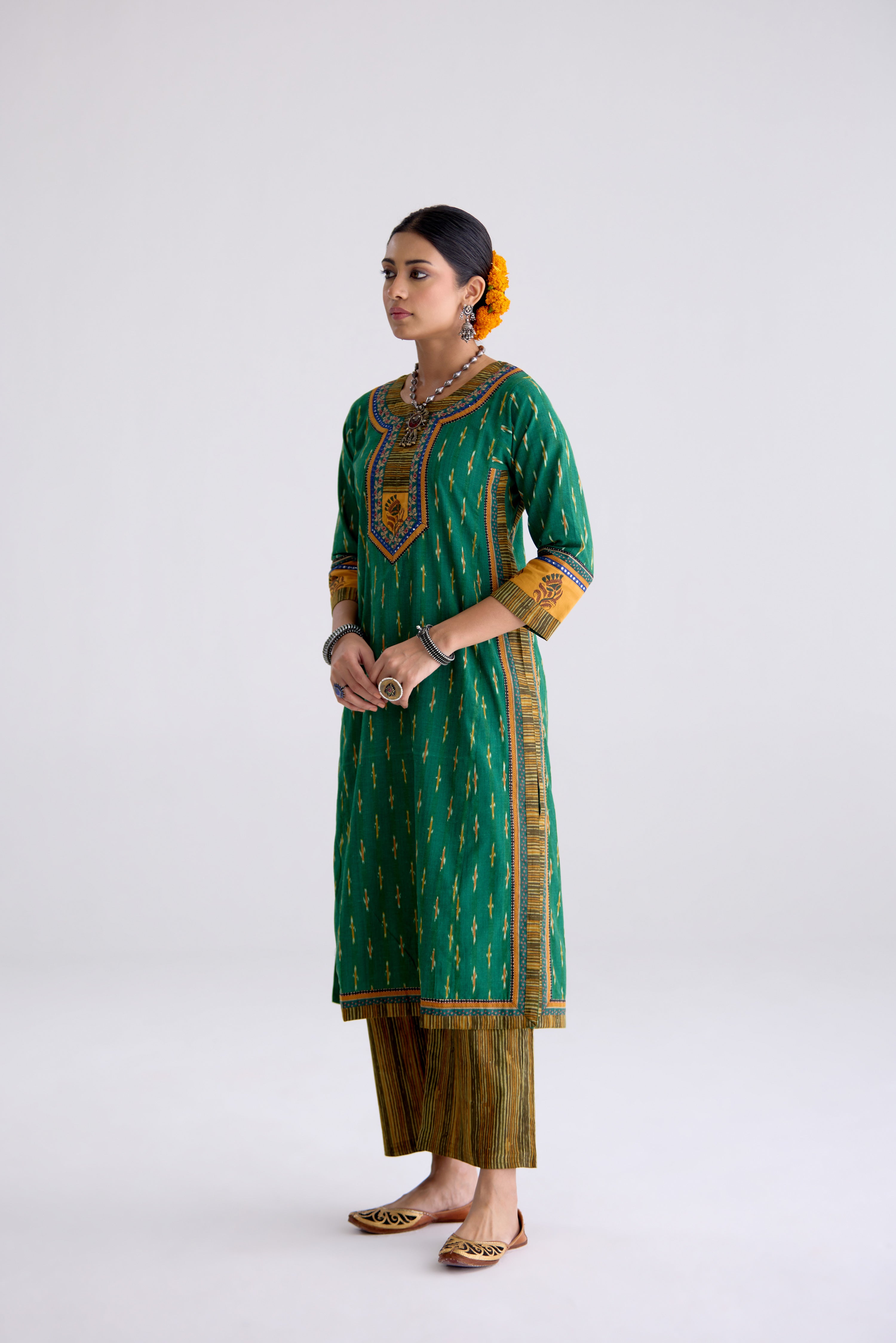 Rozana Pant Green Mustard (10104448581931)