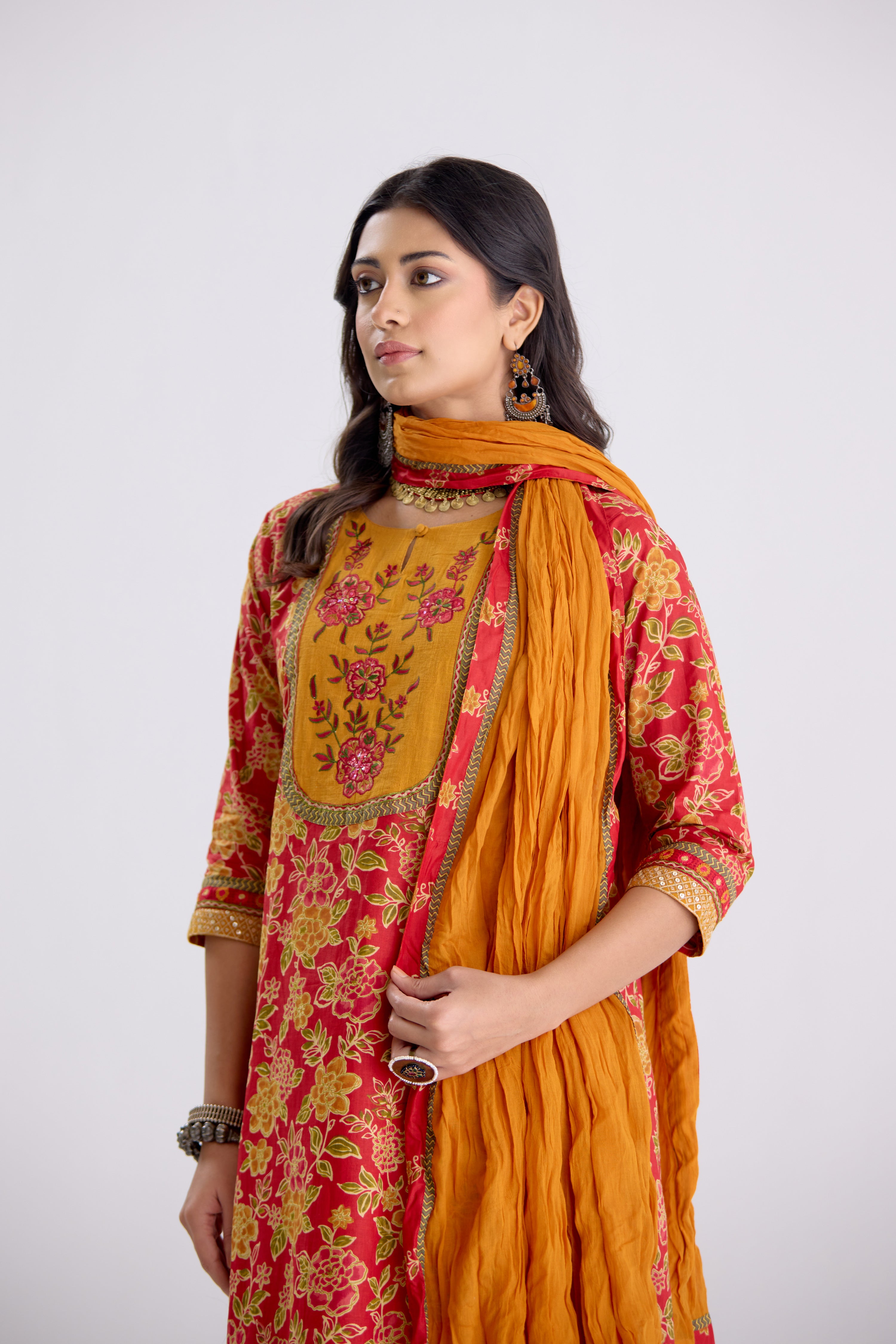Rozana Dupatta Mustard (10107015135531)