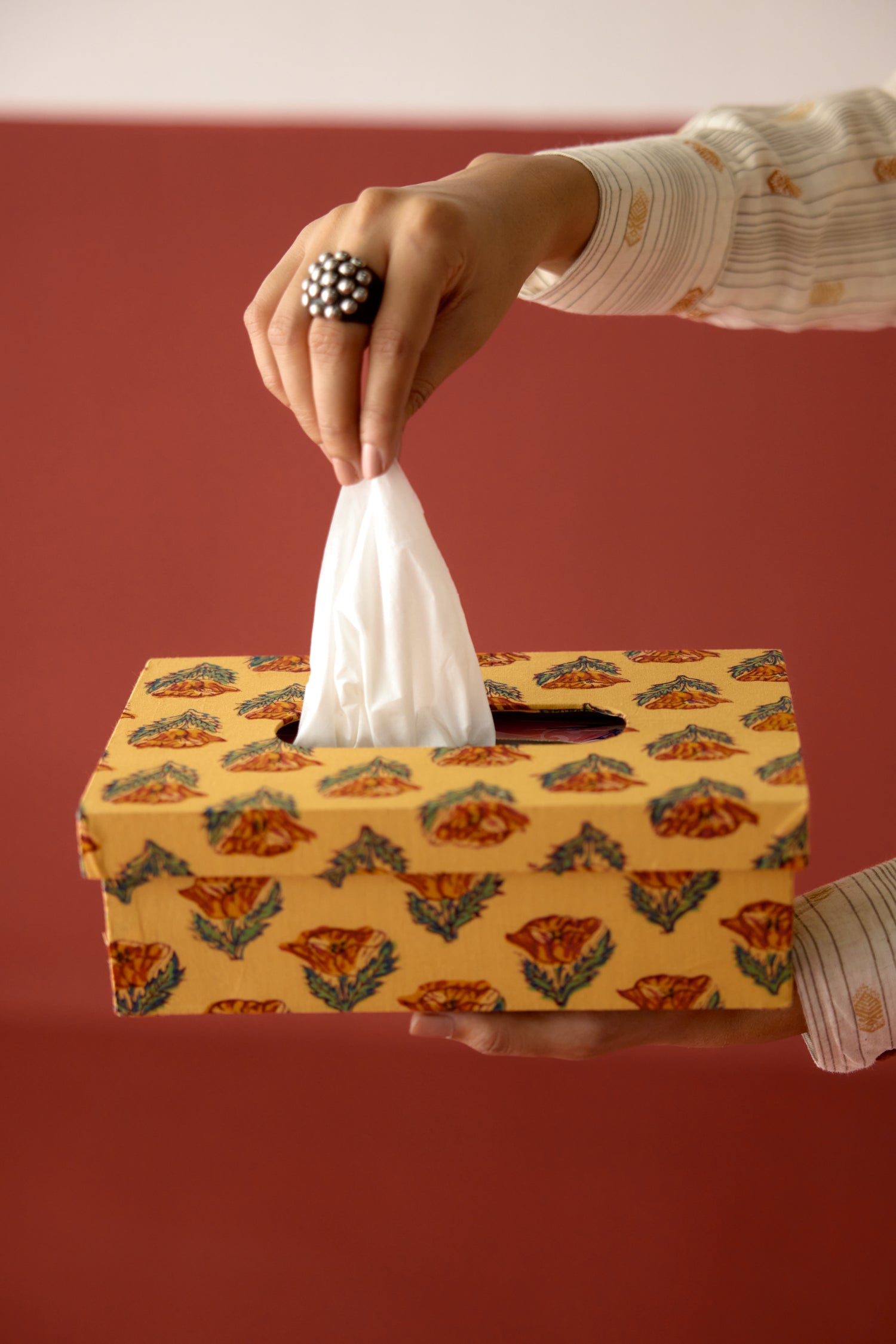 Boota Tissue Box Mustard (10083455598891)