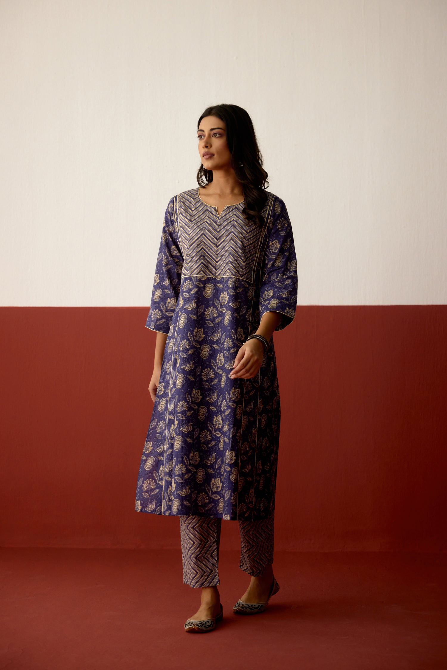 Tulsi Co-ord Set Blue (10083648274731)