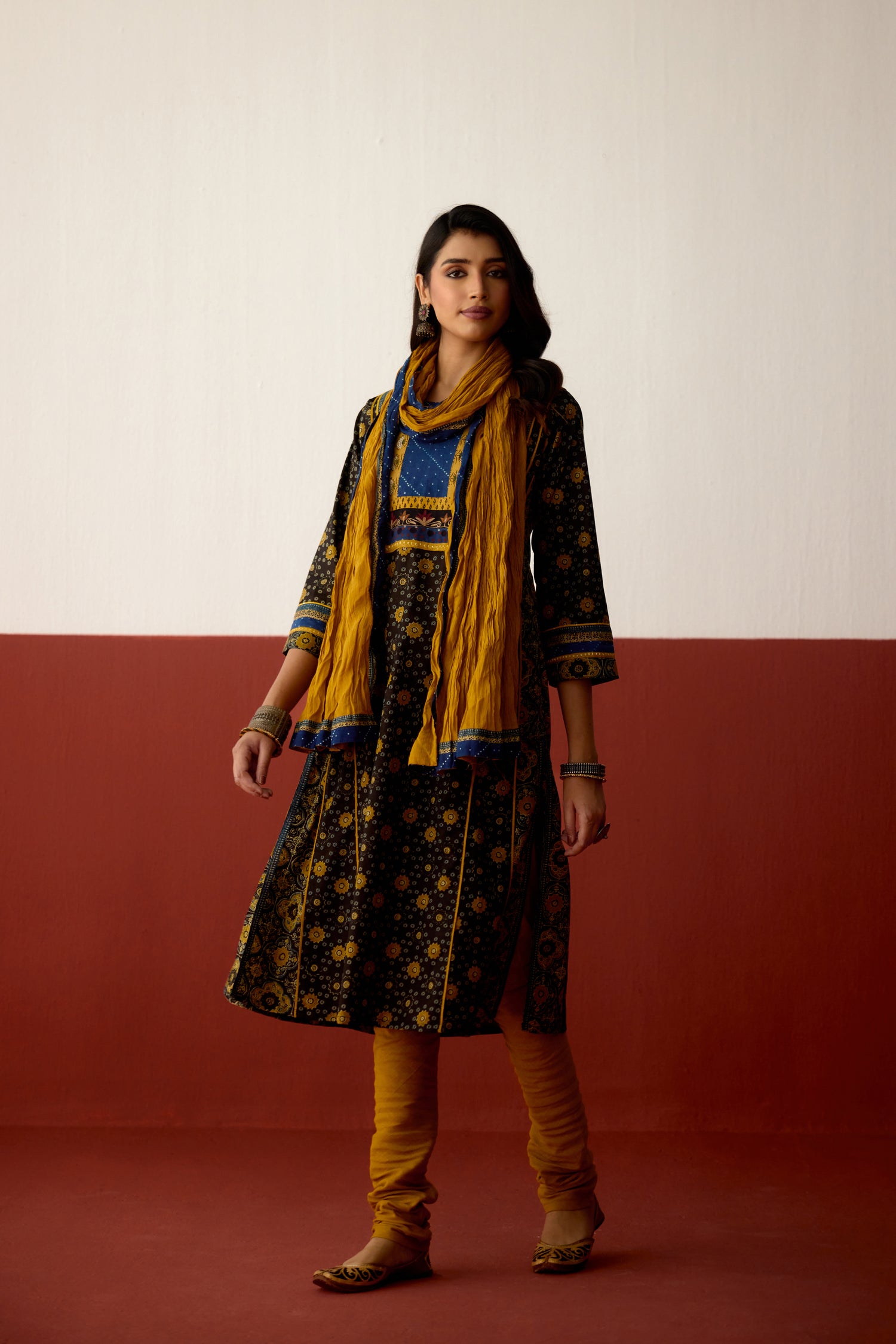 Rozana Dupatta  Mustard (10075362722091)