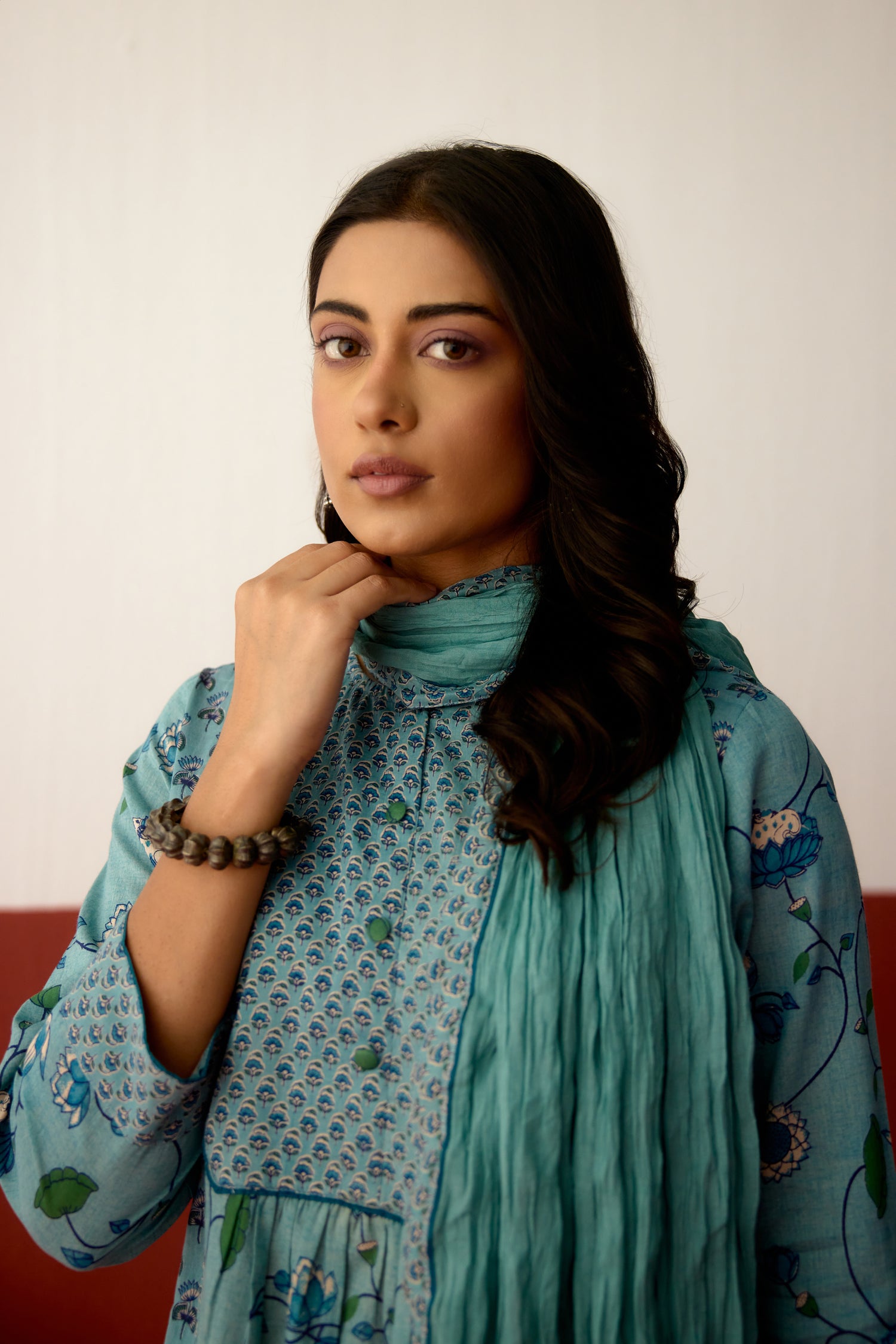 Katia Dupatta Light Blue (10083681239339)