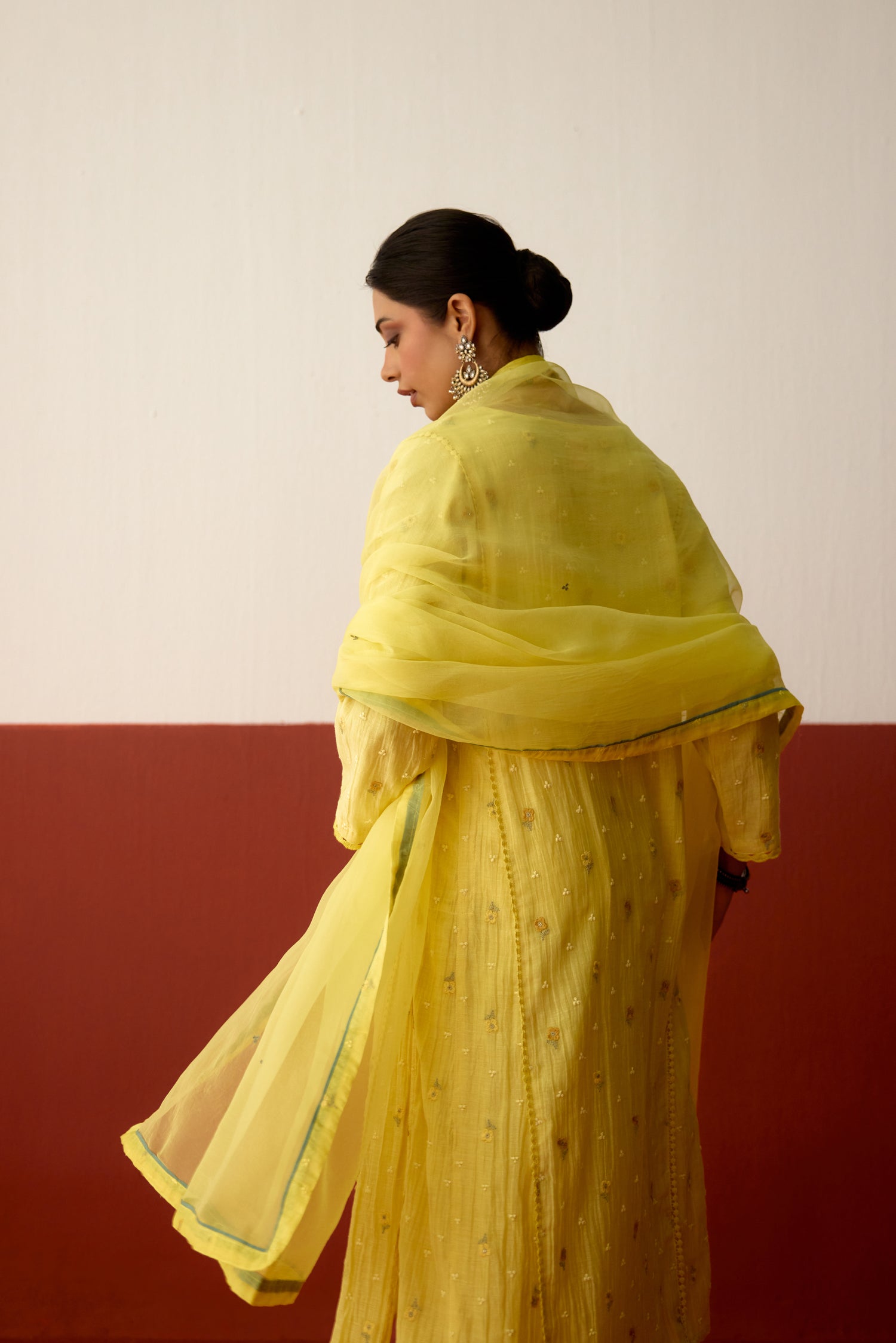 Tulsi Dupatta Light Yellow (10083638739243)