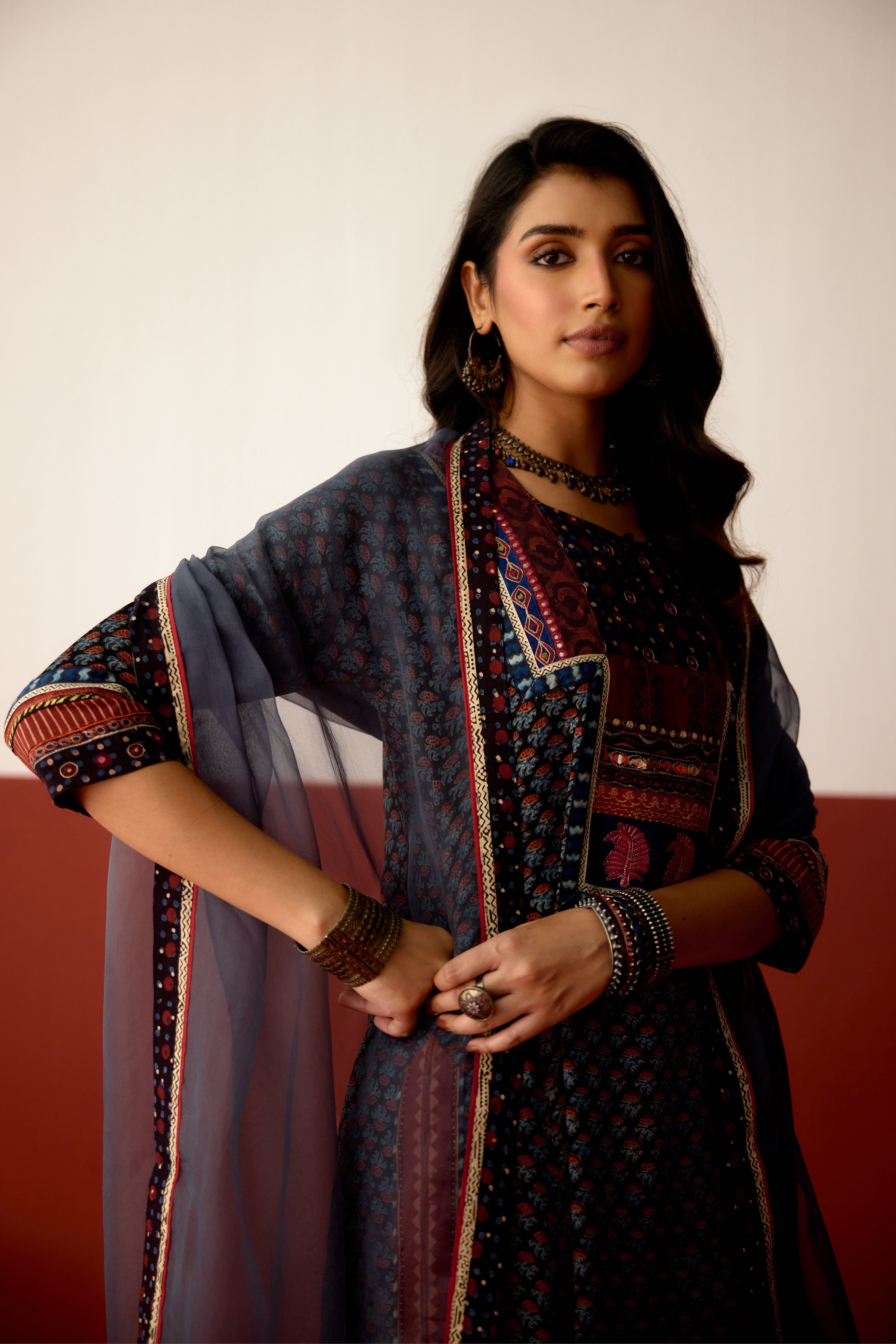 Medh Dupatta Grey (10075742011691)