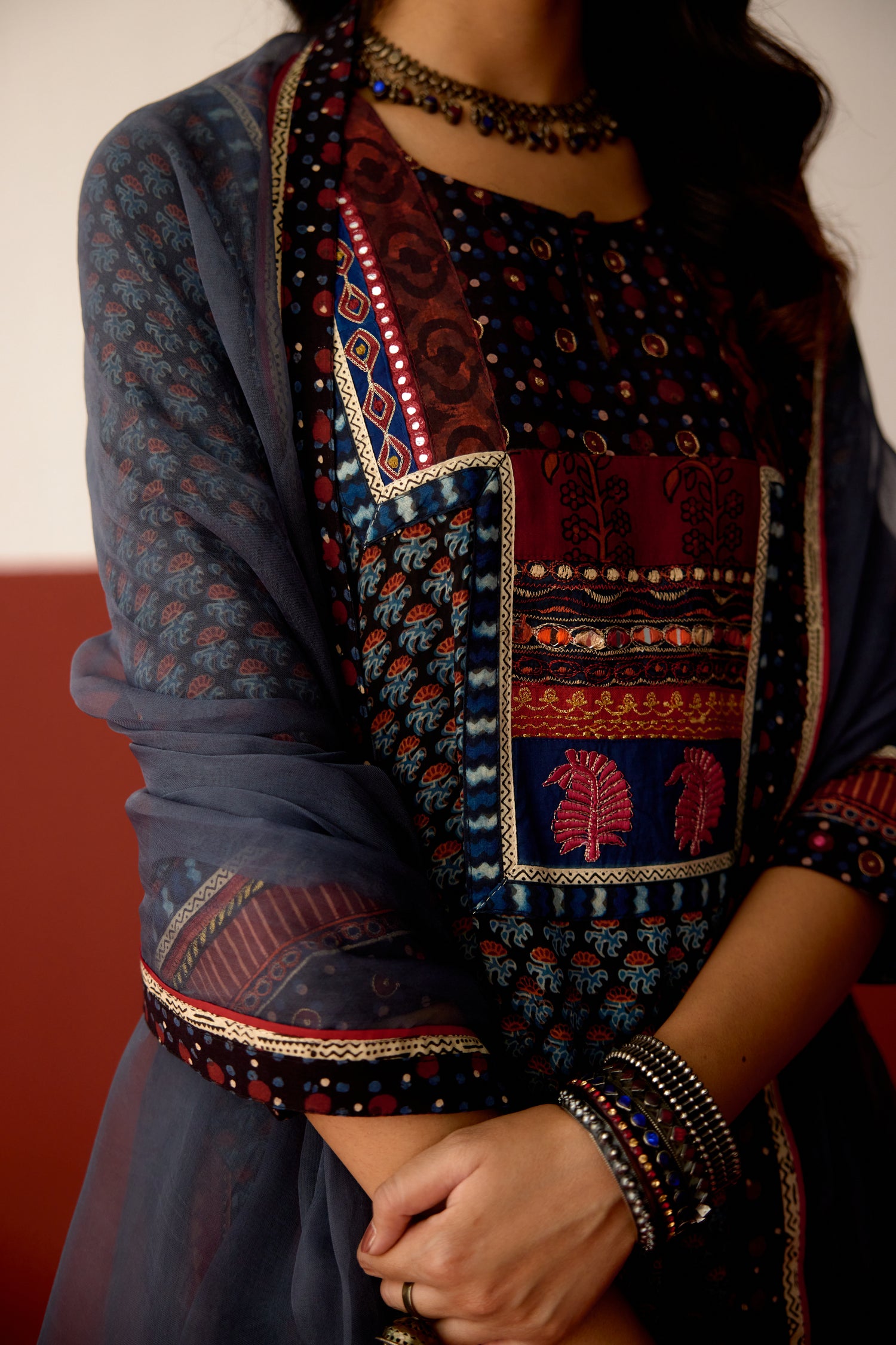 Medh Dupatta Grey (10075742011691)