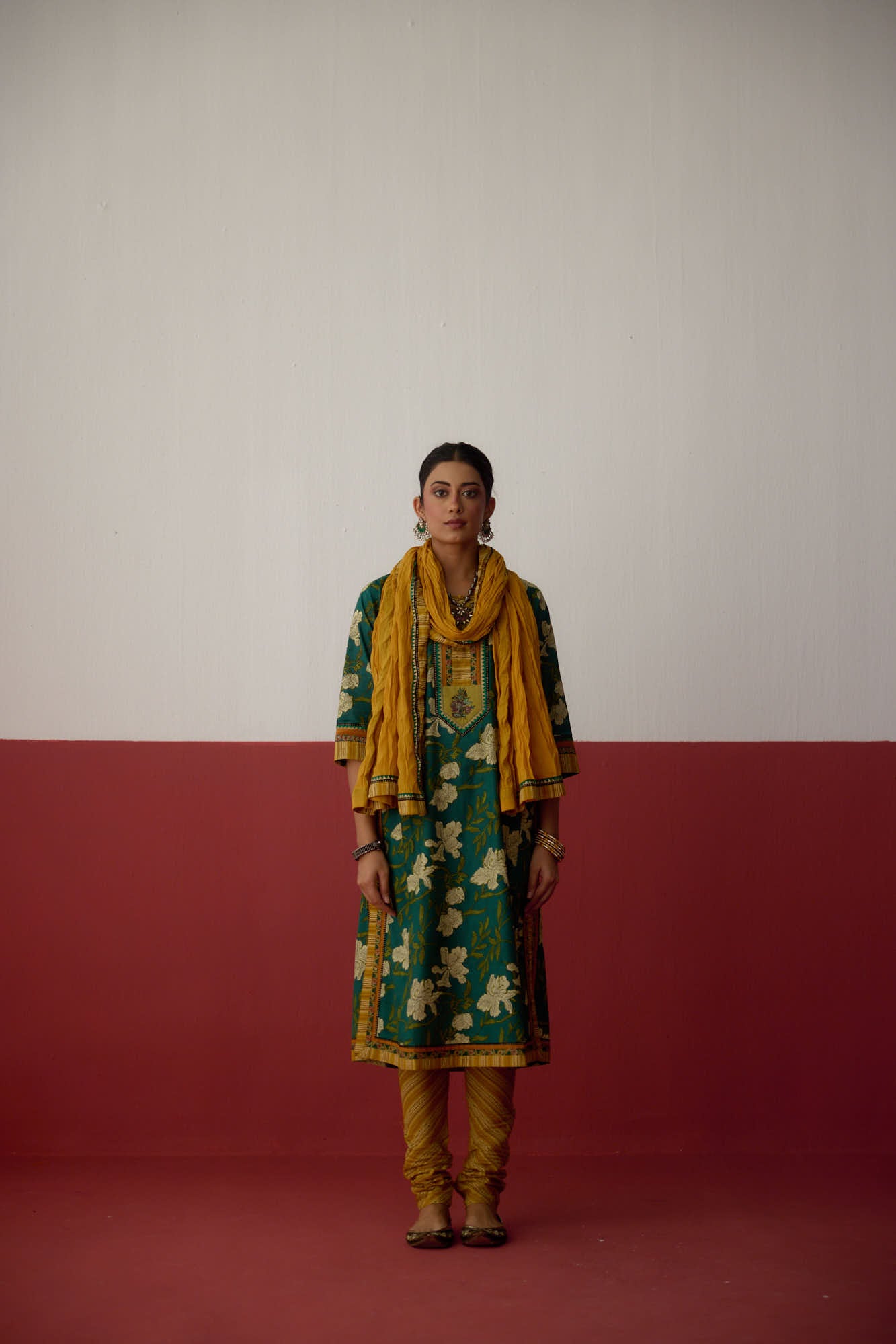 Rozana Dupatta Mustard (10082831597867)