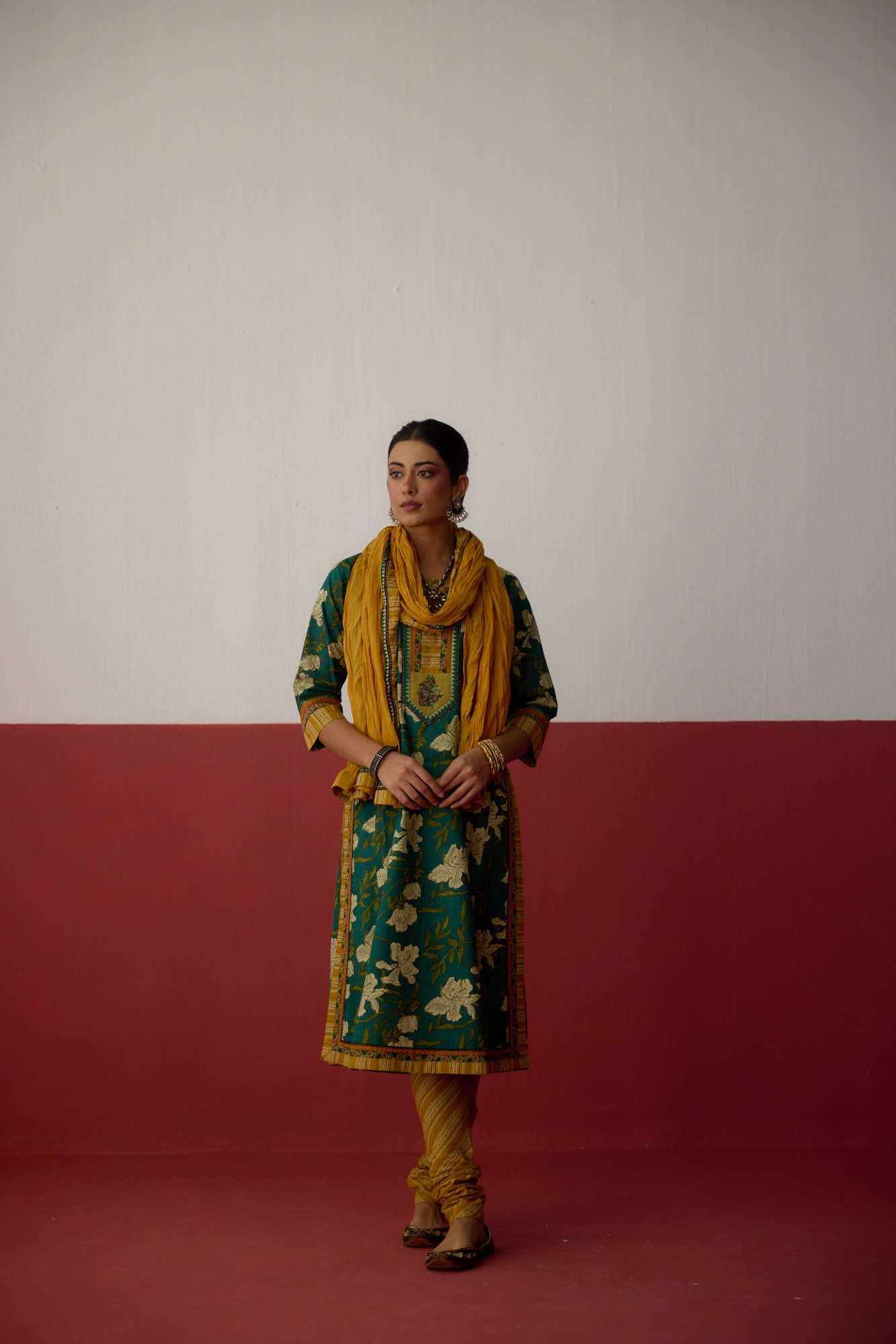 Rozana Dupatta Mustard (10082831597867)