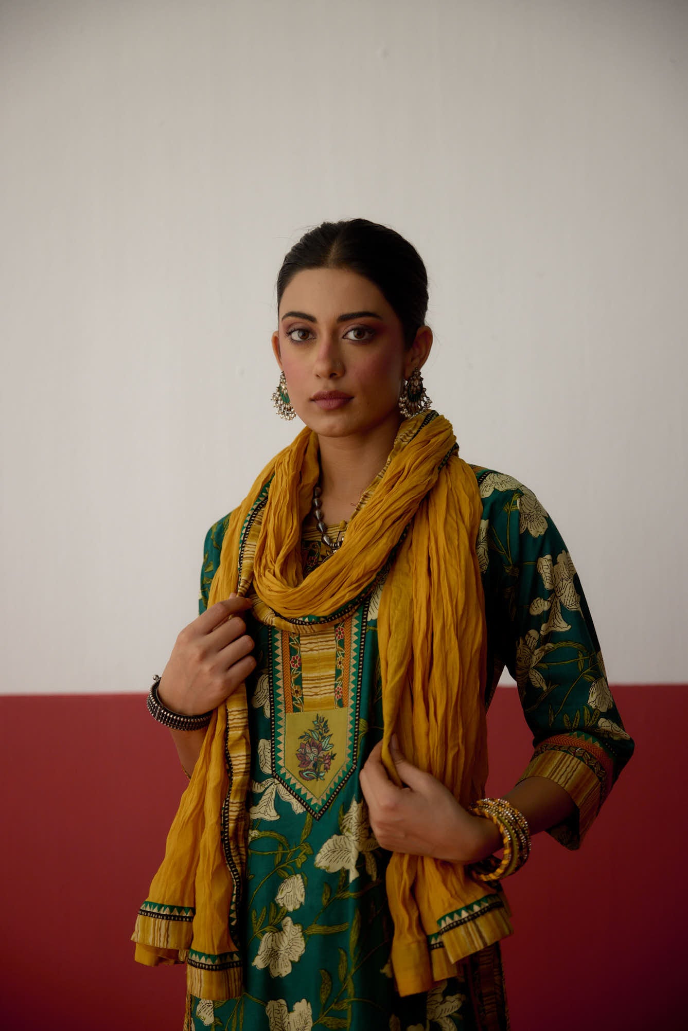 Rozana Dupatta Mustard (10082831597867)