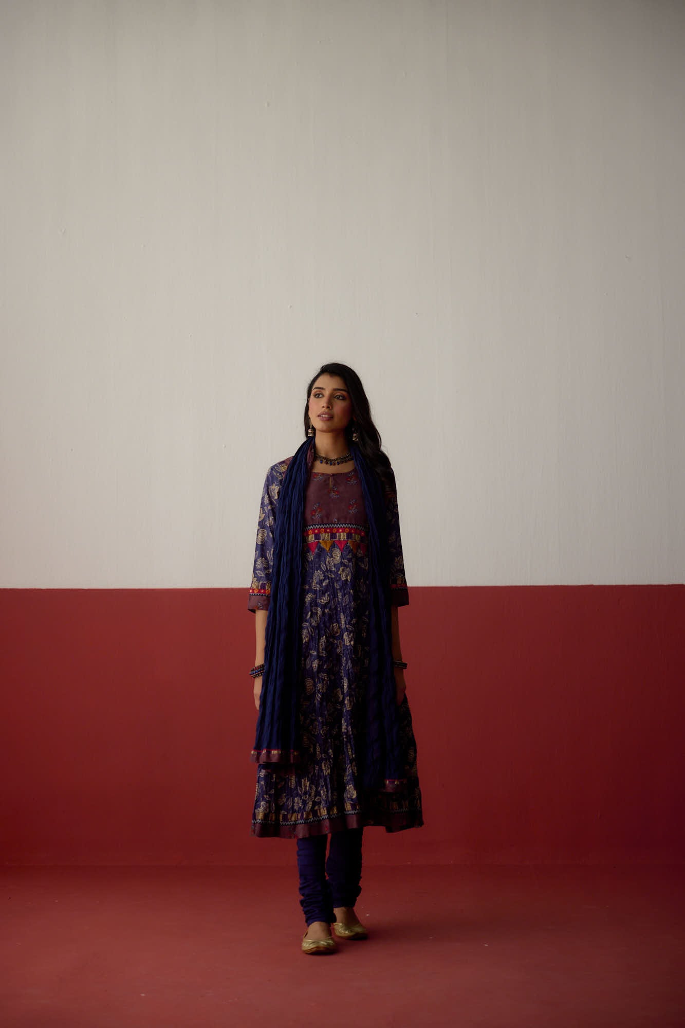 Rozana Dupatta Blue (10083255779627)