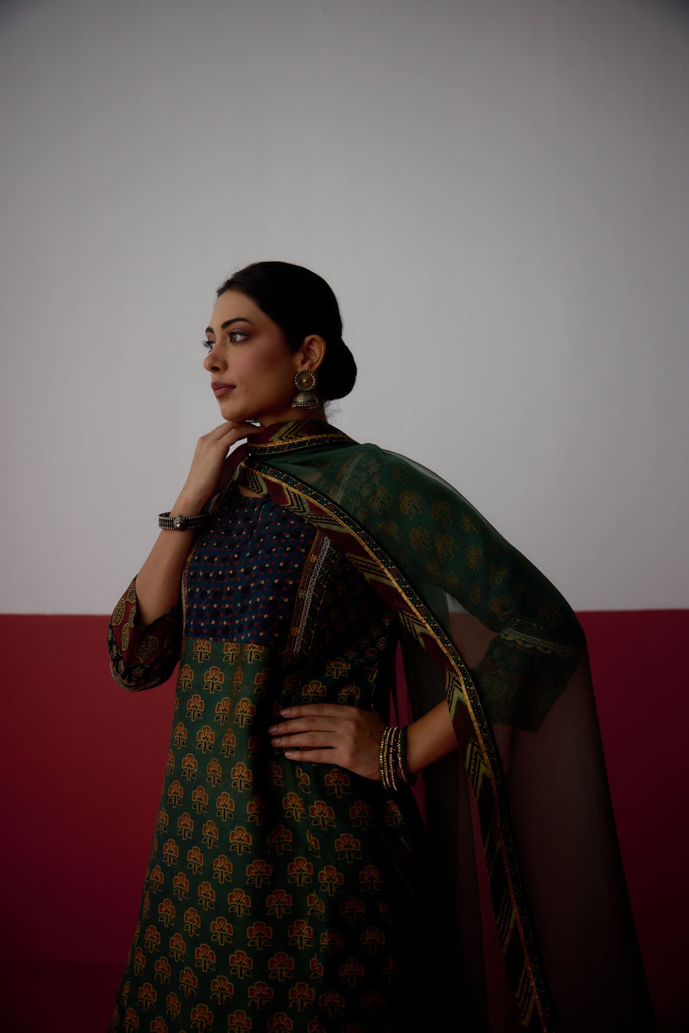 Medh Dupatta Green (10081748549931)