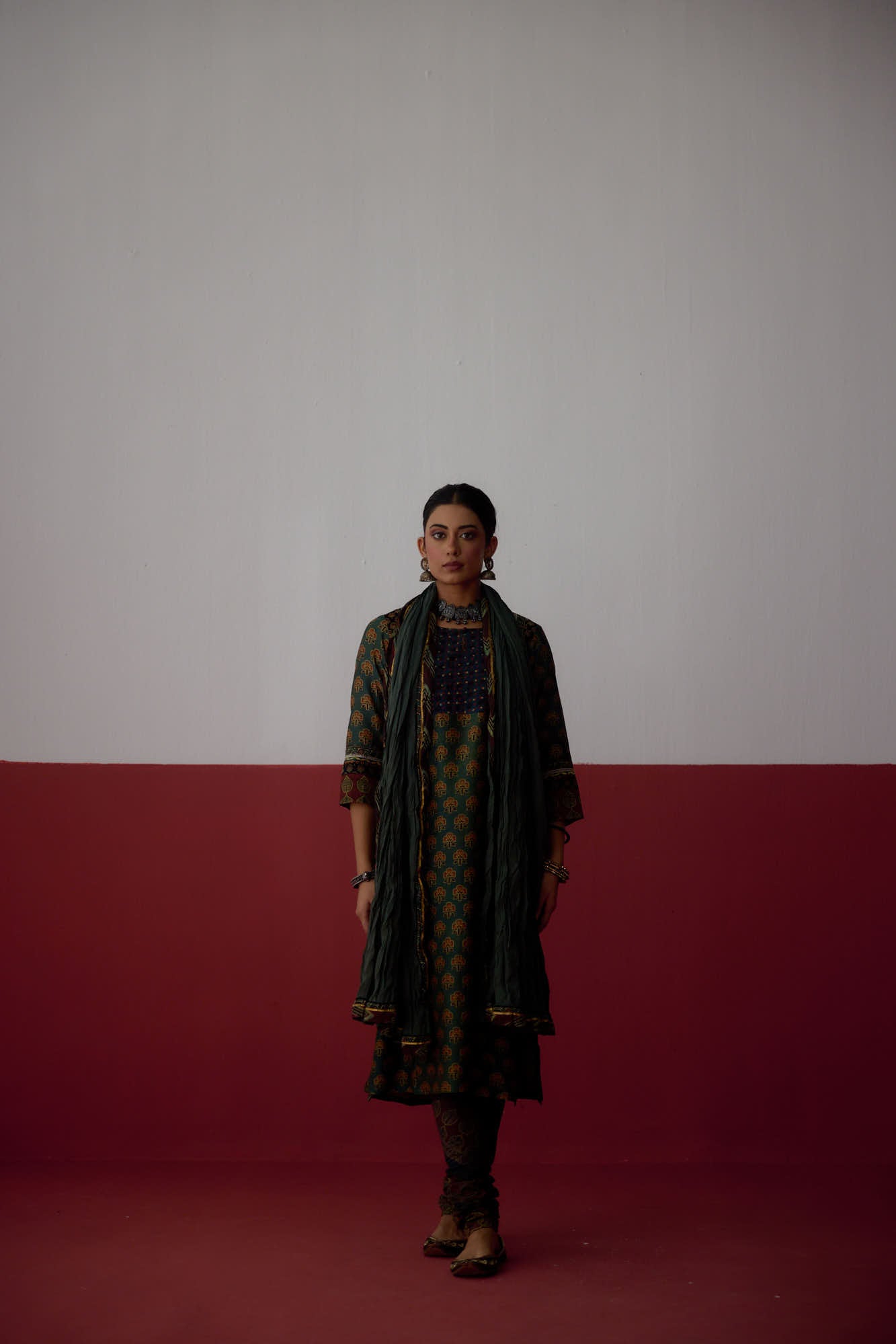 Rozana Bottom Green Maroon (10081426374955)