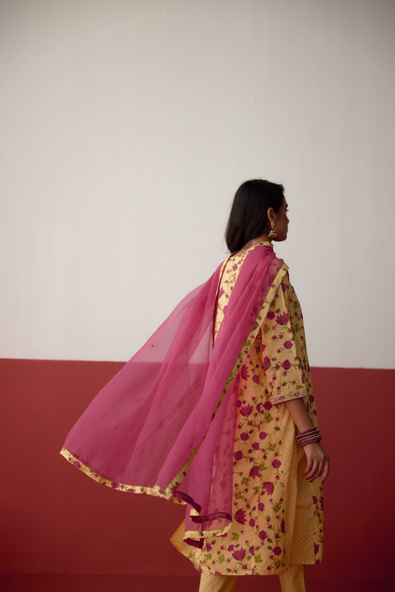 Tulsi Dupatta Pink (10083419980075)