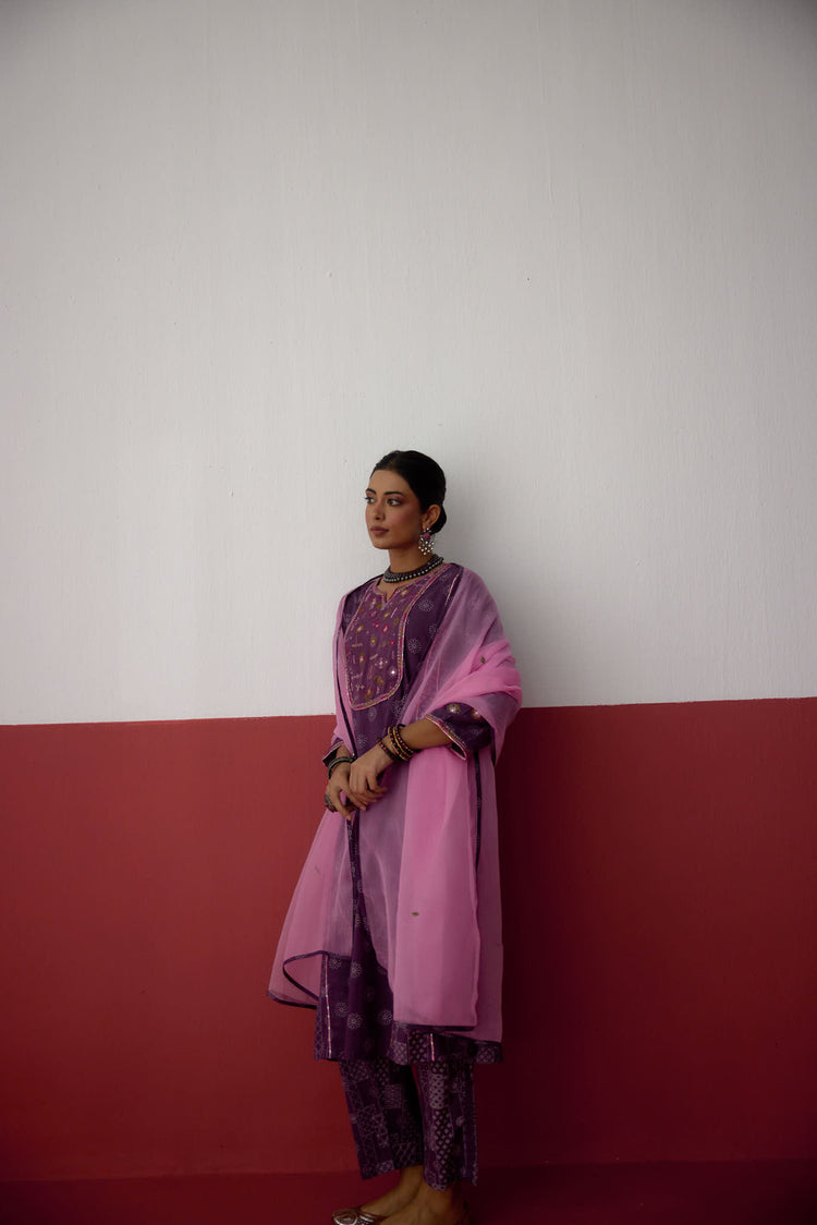 Tulsi Dupatta Light Pink (10083685368107)