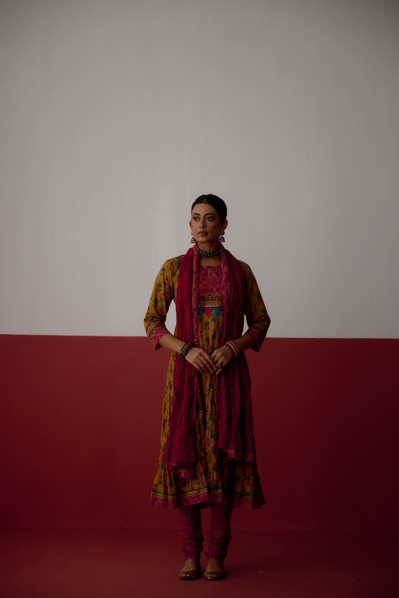 Medh Dupatta Red (10083221012779)