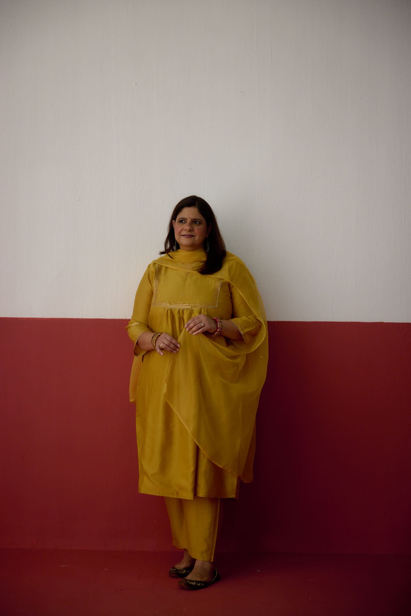 Meera Dupatta Ochre Yellow (10083636052267)