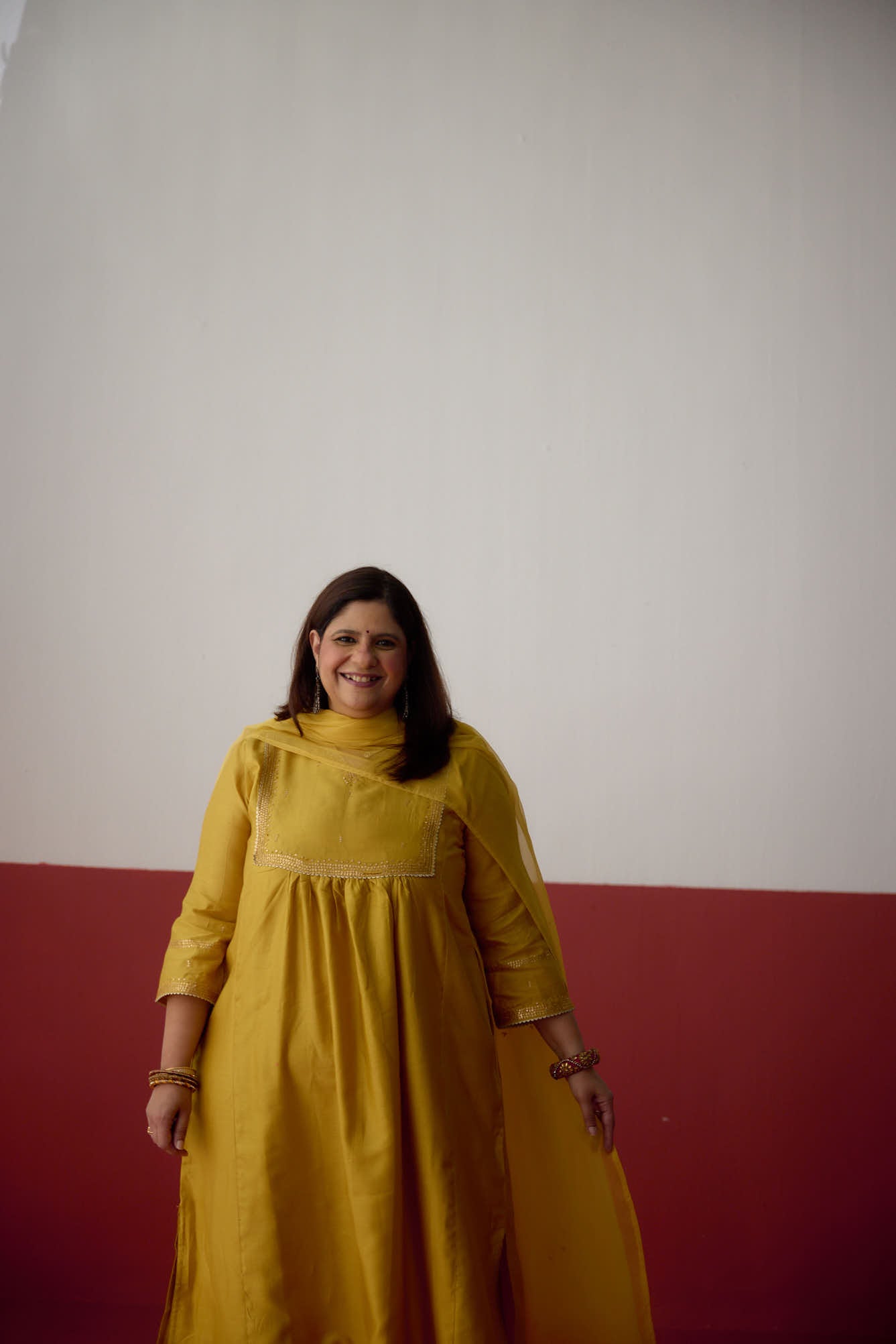 Meera Dupatta Ochre Yellow (10083636052267)