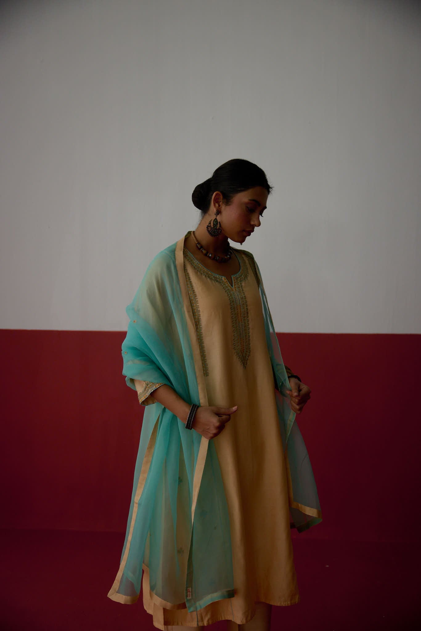 Tulsi Dupatta Turquoise Blue (10083428008235)