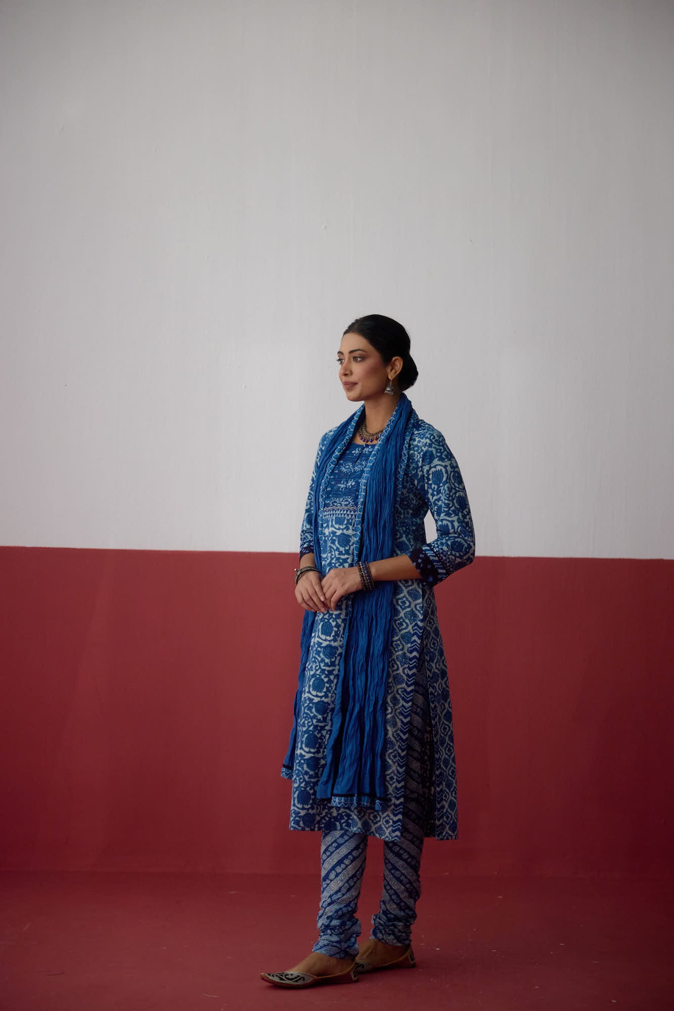 Rozana Dupatta Blue (10082869575979)