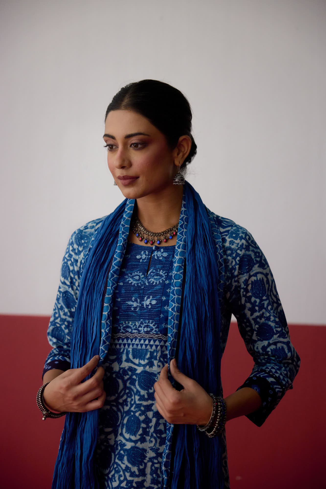 Rozana Dupatta Blue (10082869575979)