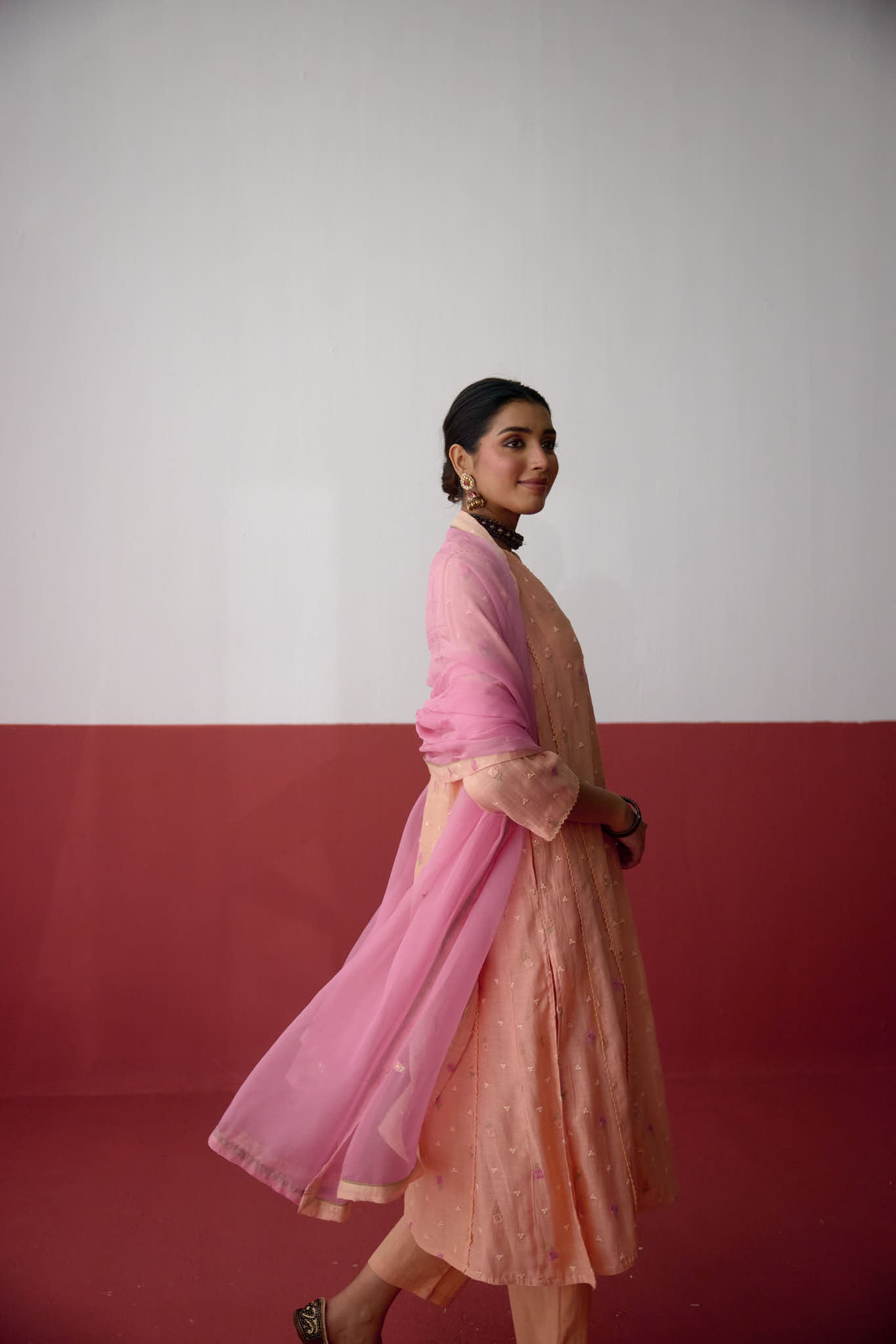 Tulsi Dupatta Light Pink (10083436822827)