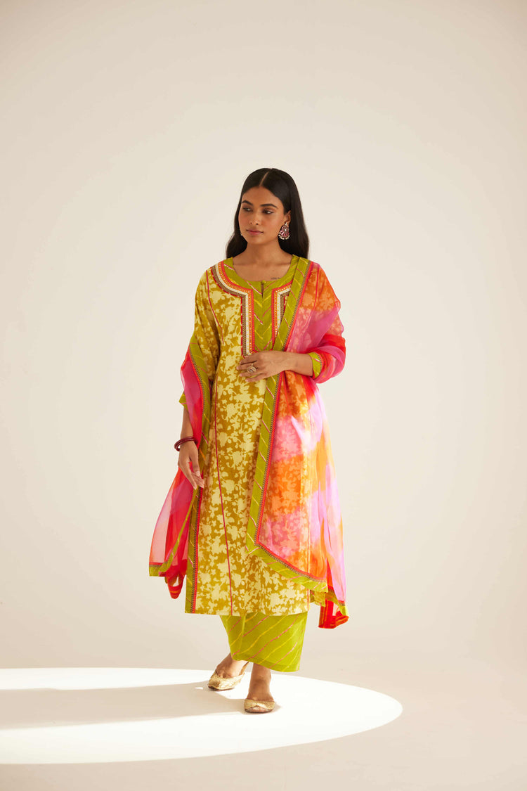 Rozana Chiffon Dupatta Red Pink (8569644482859)