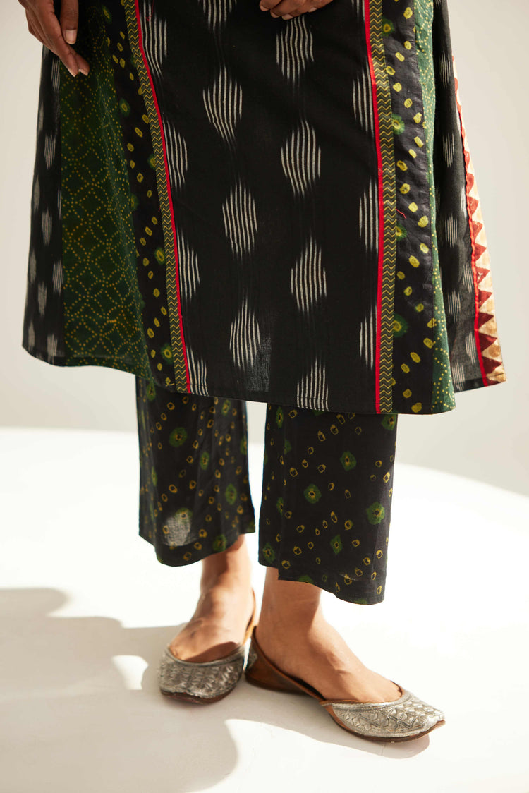 Rozana Pant Black Green (8569522159915)