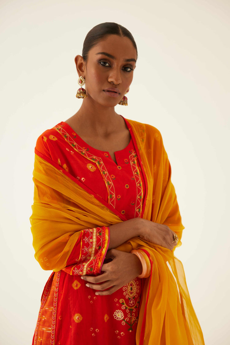 Mourya Dupatta Mustard (8569813008683)