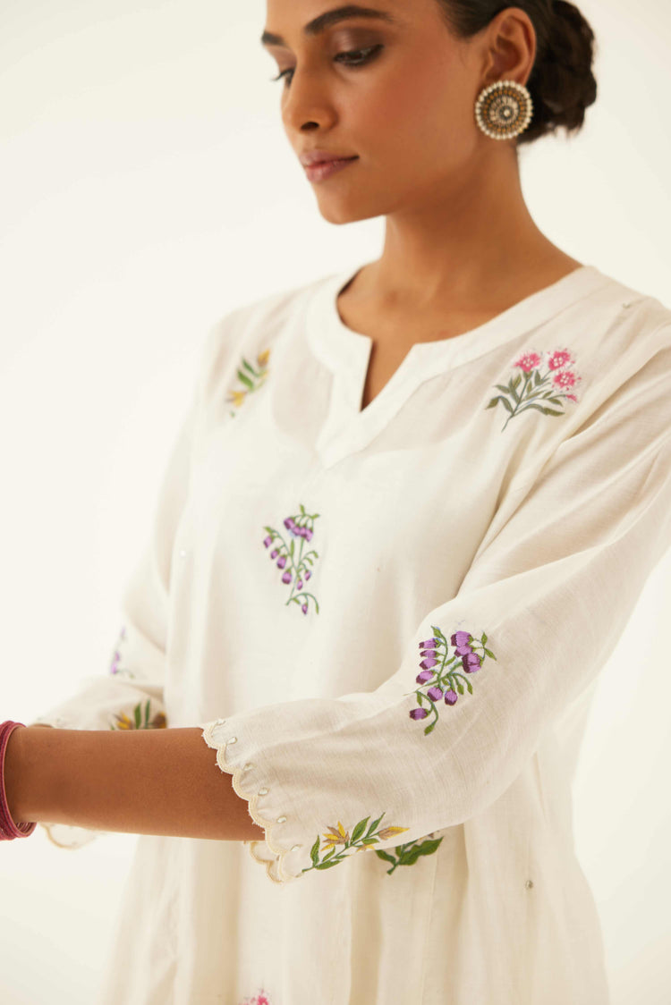 Idaya Kurta White (8569762349355)
