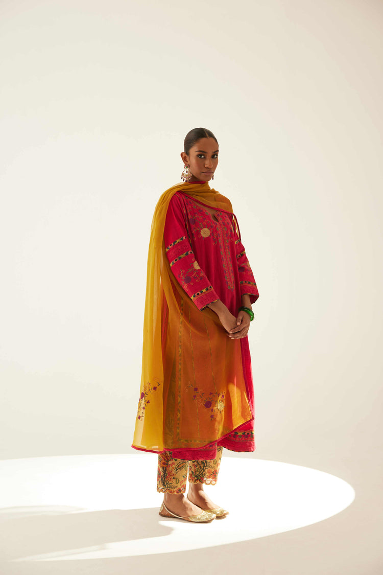 Bagh Dupatta Mustard (8569807503659)