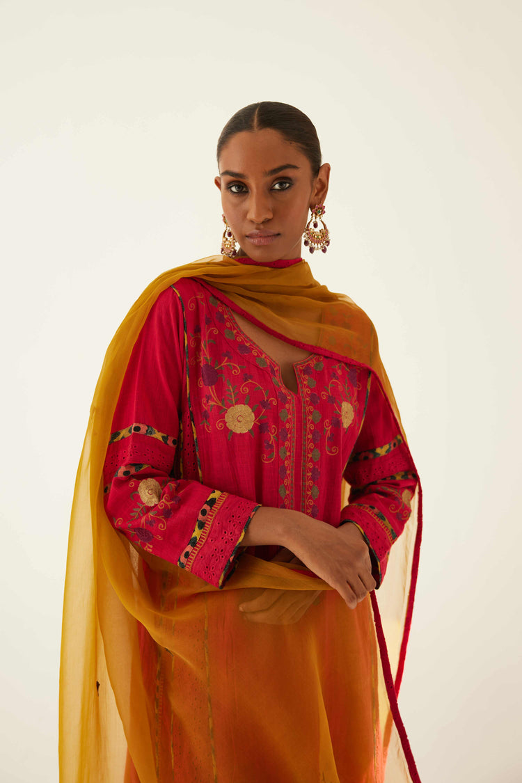 Bagh Dupatta Mustard (8569807503659)