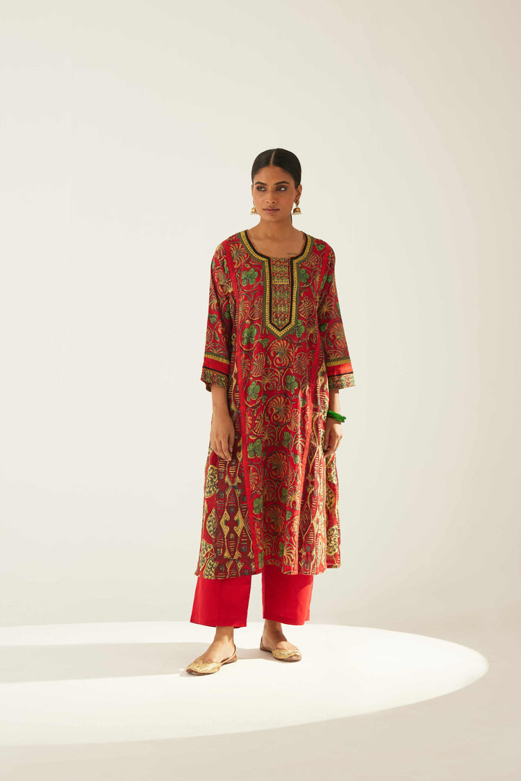 Rozana Pant Red (8569561743659)