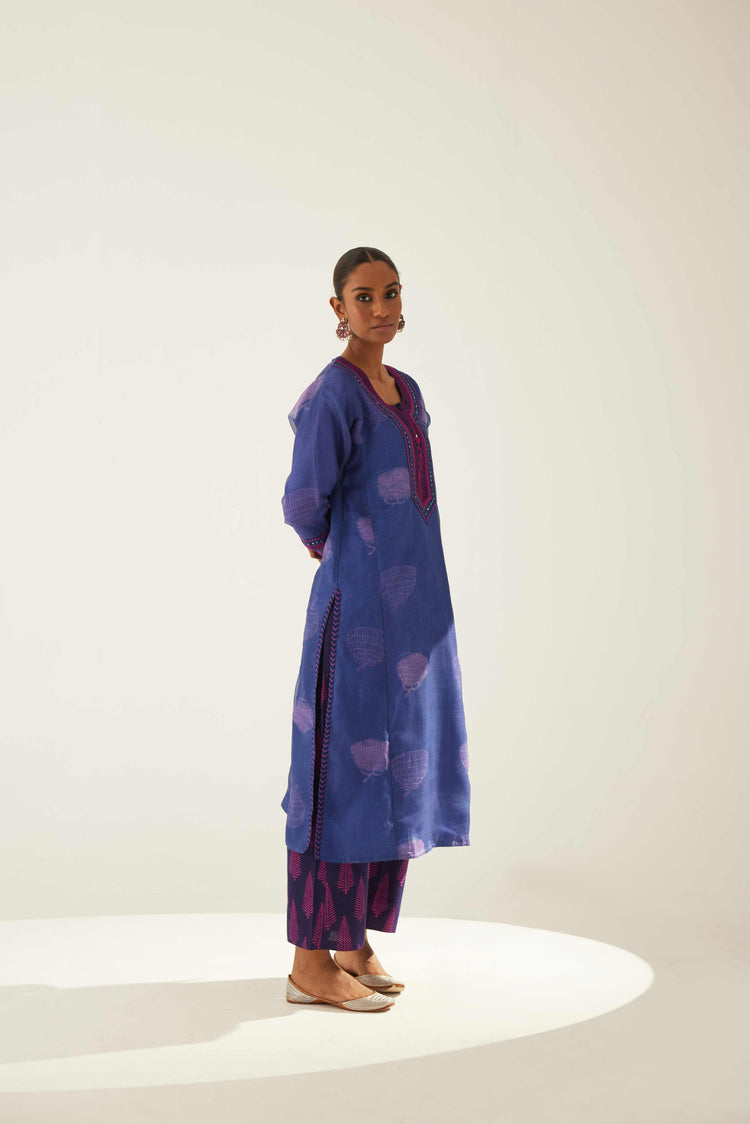 Rozana Kurta Purple (8569485164843)