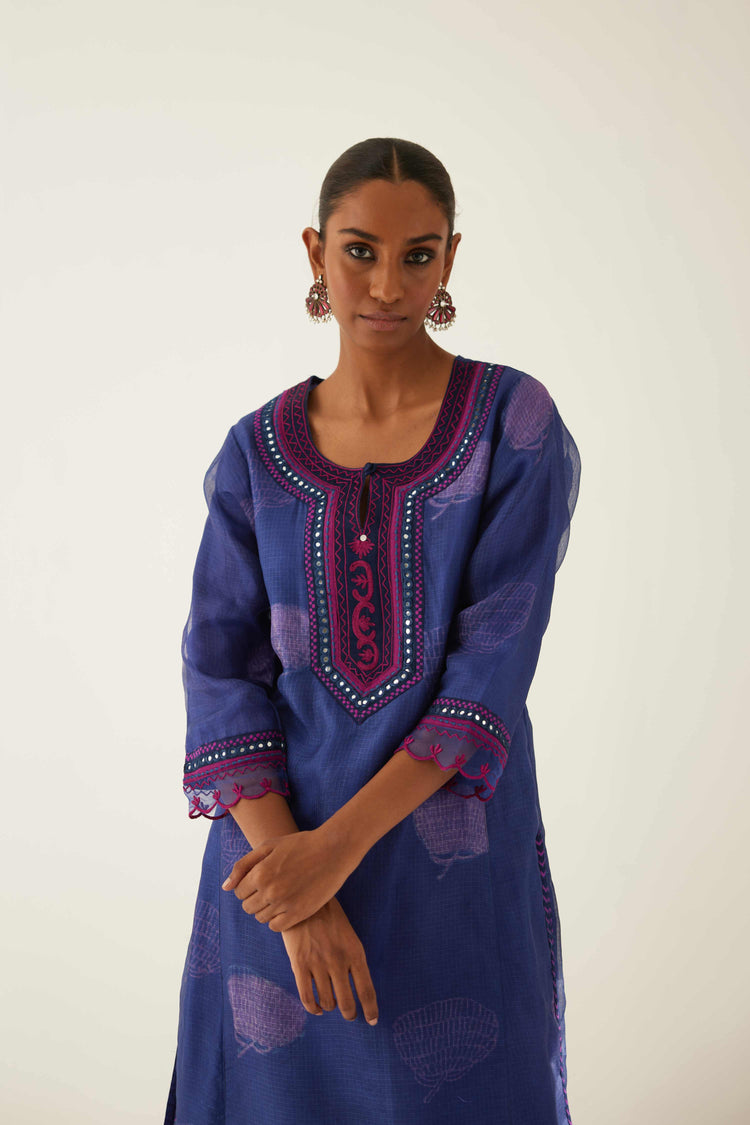 Rozana Kurta Purple (8569485164843)