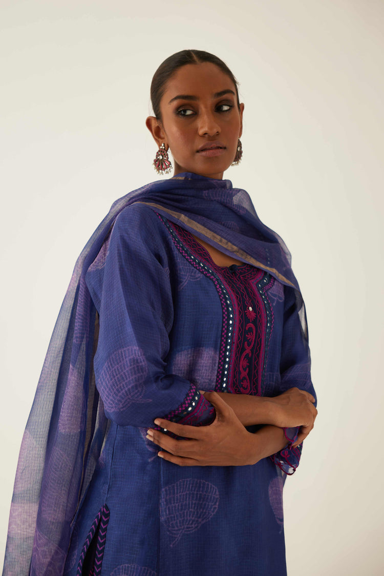 Rozana Kurta Purple (8569485164843)