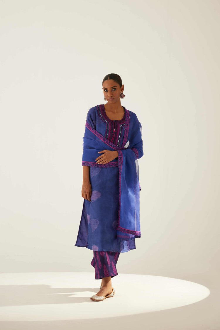 Rozana Kurta Purple (8569485164843)