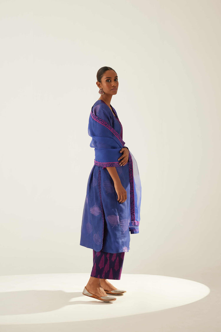 Rozana Chiffon Dupatta Purple (8569658507563)