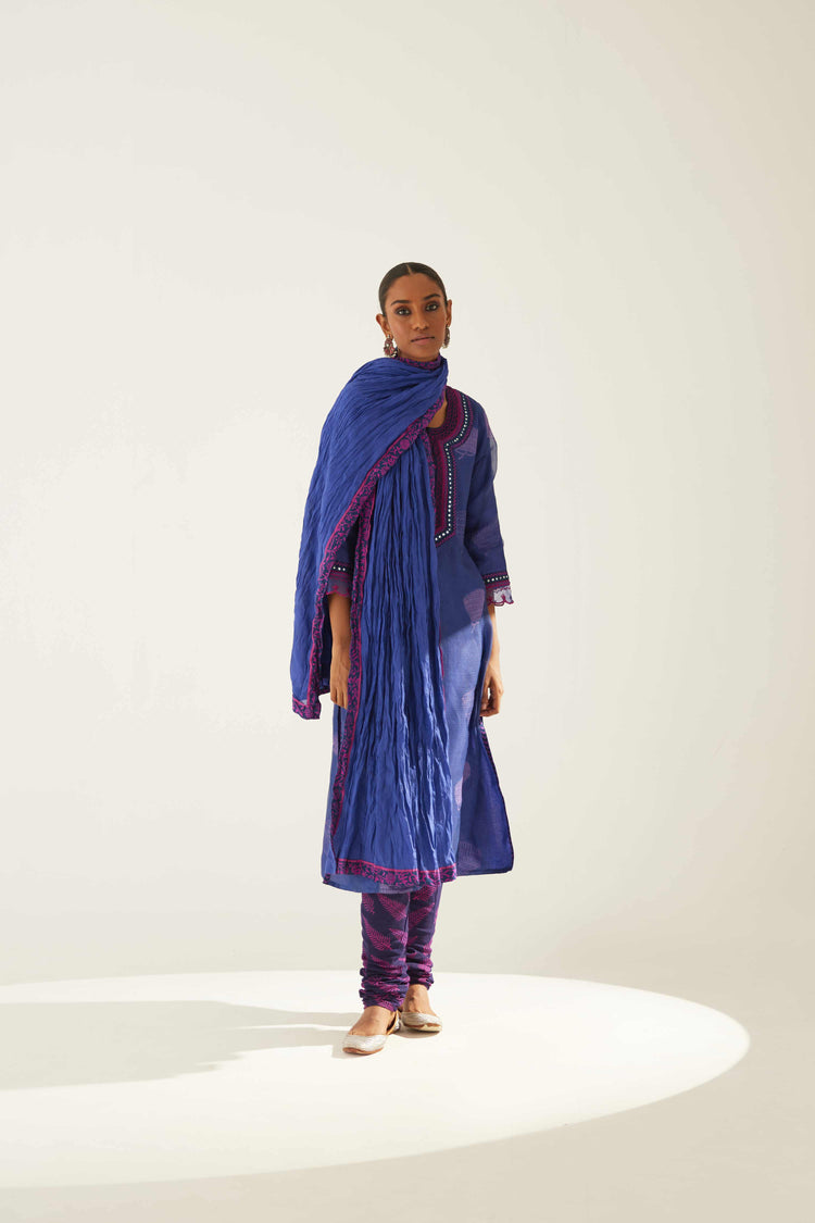 Rozana Kurta Purple (8569485164843)