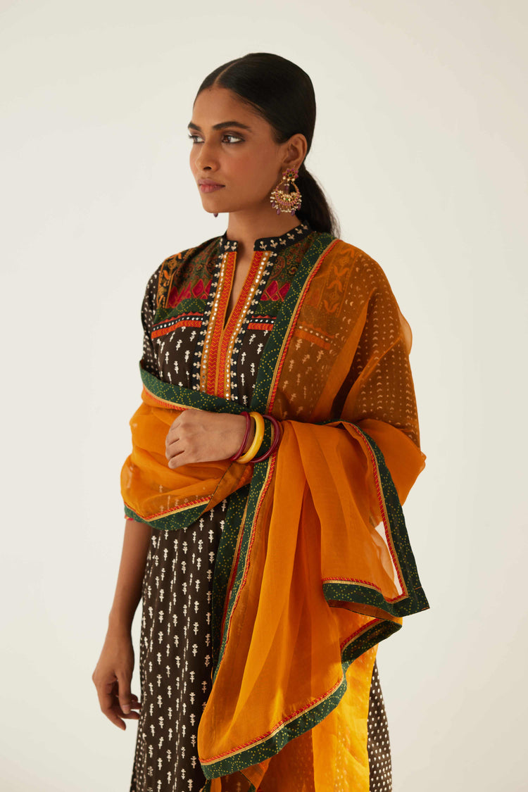 Rang Kurta Black White (8569423855915)